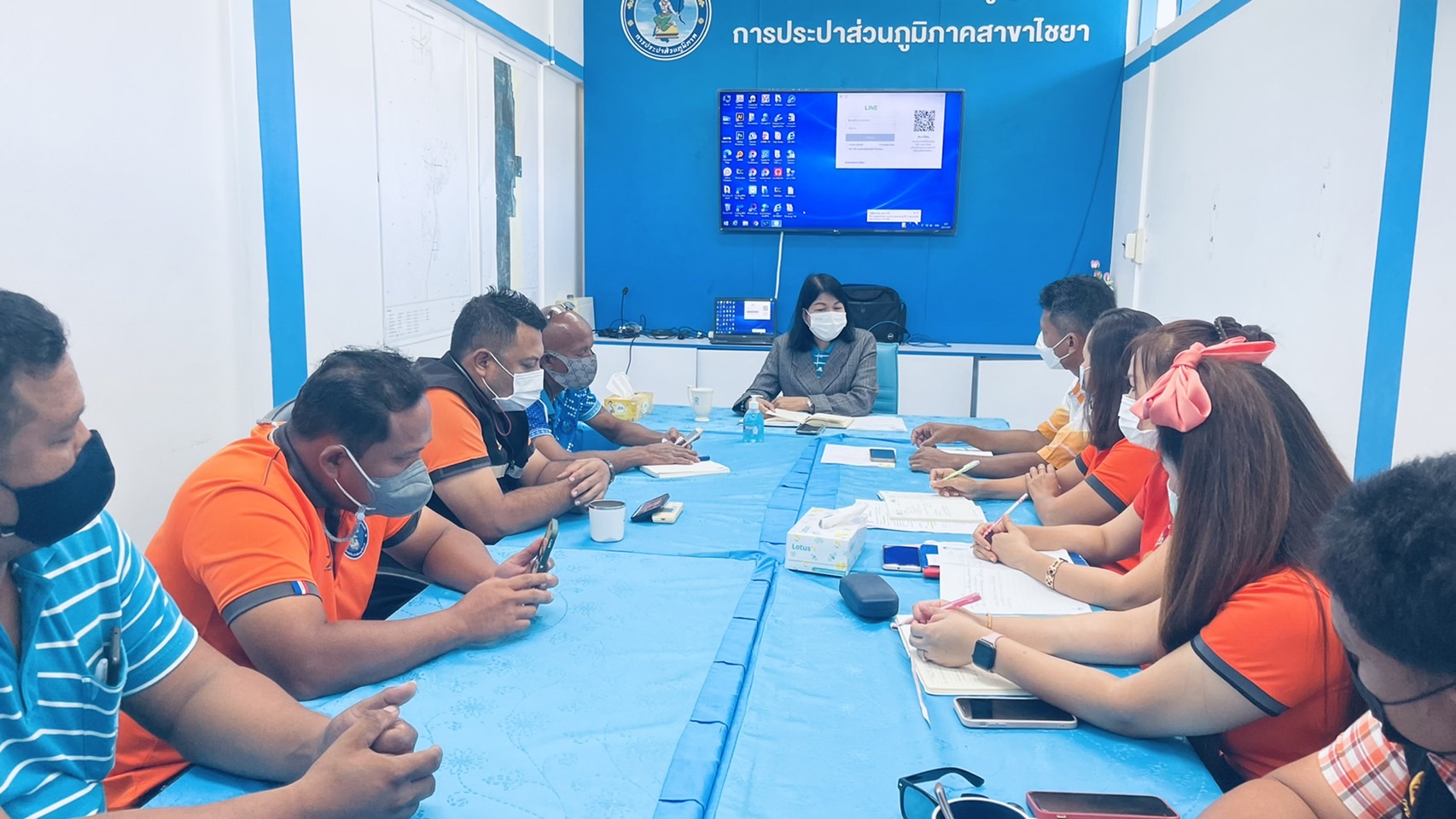 การประปาส่วนภูมิภาคสาขาไชยา จัดกิจกรรมสนทนายามเช้า (Morning Talk) ครั้งที่ 12/2565