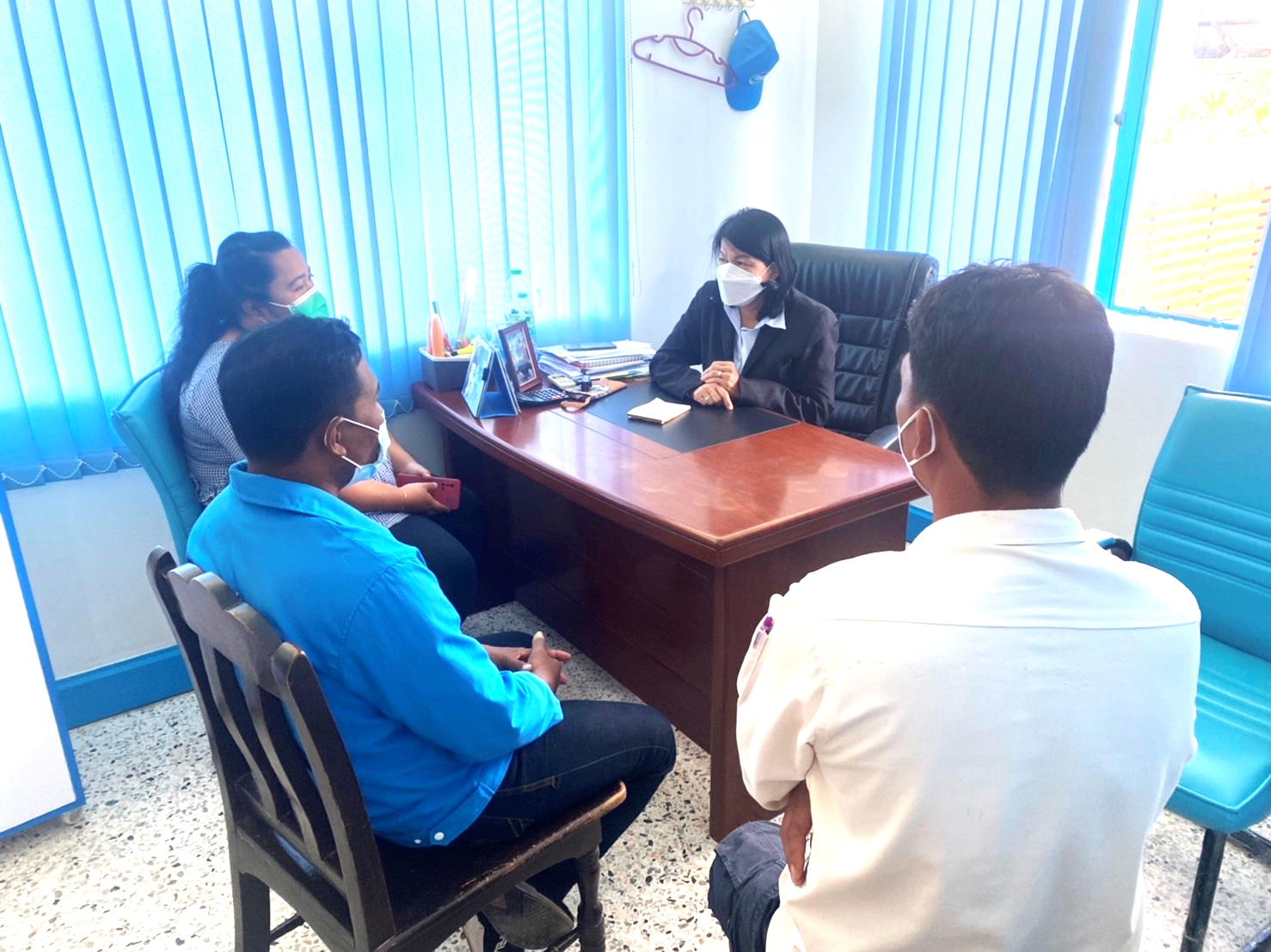 การประปาส่วนภูมิภาคสาขาไชยา ประชุมกับตัวแทนอ่านมาตร บริษัท ดี.พี.ดี ซิสเท็ม จำกัด