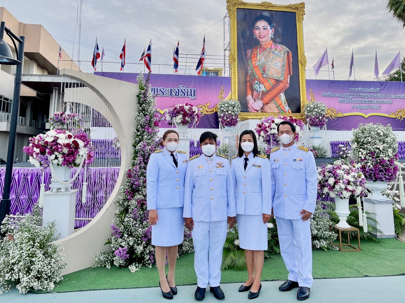 การประปาส่วนภูมิภาคสาขาชุมพร ร่วมกิจกรรมเฉลิมพระเกียรติ สมเด็จพระนางเจ้าฯ พระบรมราชินี เนื่องในโอกาสวันเฉลิมพระชนมพรรษา 3 มิถุนายน 2565