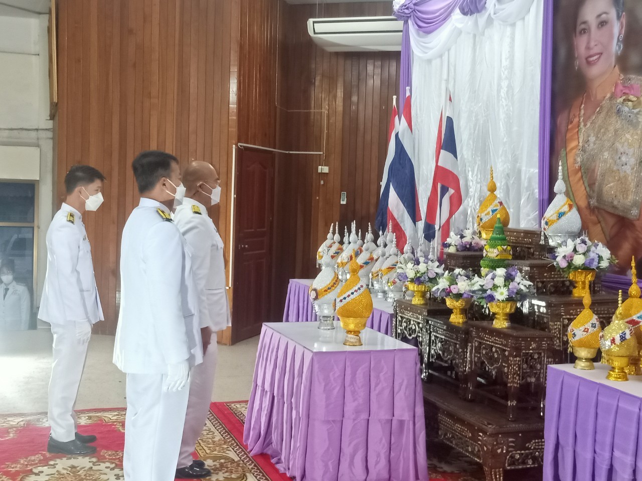 กปภ.สาขาท่ามะกา ร่วมพิธีถวายเครื่องราชสักการะและวางพานพุ่ม และพิธีจุดเทียนถวายพระพรชัยมงคล กิจกรรมเฉลิมพระเกียรติสมเด็จพระนางเจ้าสุทิดา พัชรสุธาพิมลลักษณ พระบรมราชินี เนื่องในโอกาสวันเฉลิมพระชนมพรรษา 3 มิถุนายน 2565
