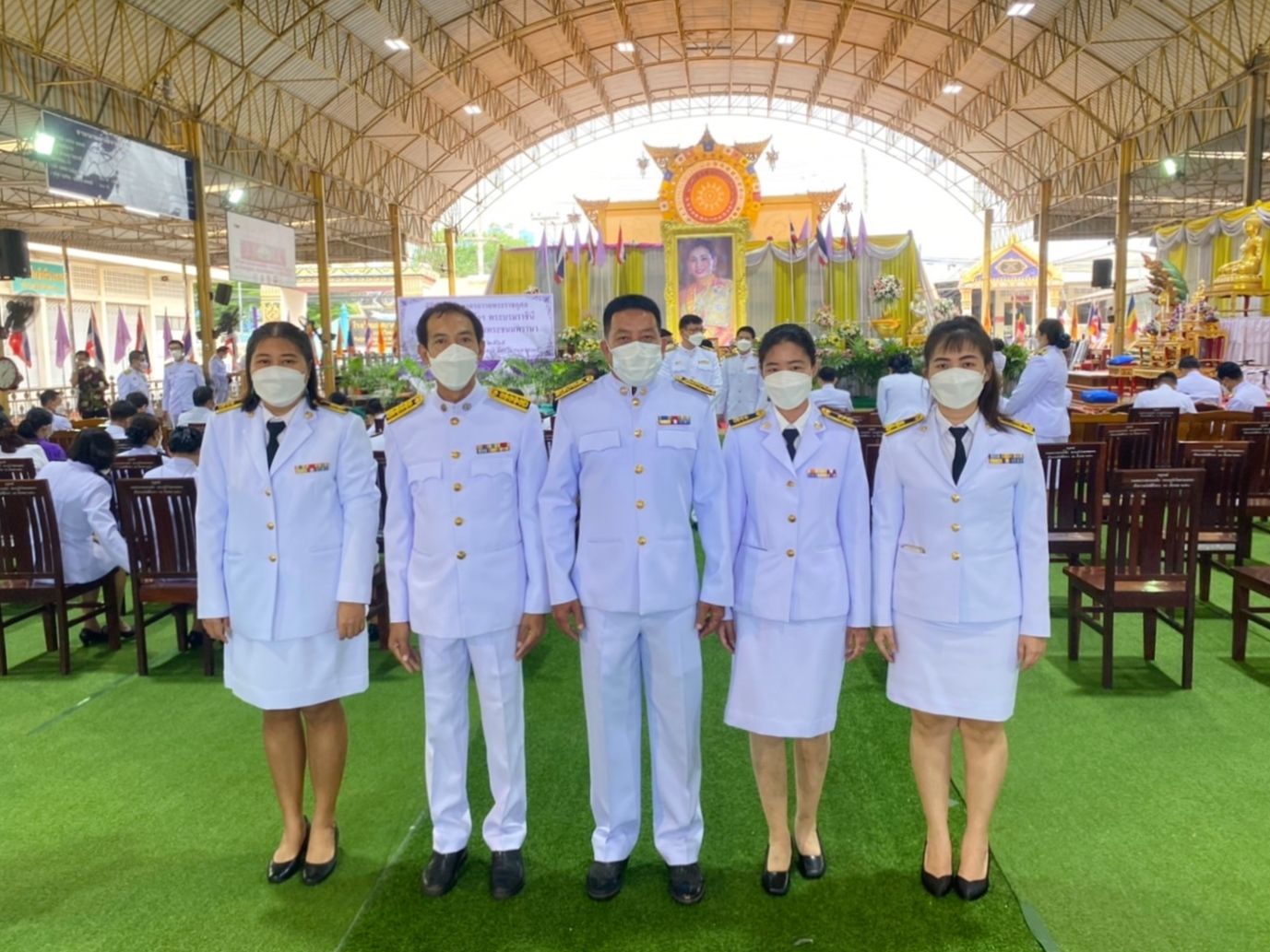 กปภ.สาขาสมุทรสาคร เข้าร่วมพิธีเฉลิมพระเกียรติสมเด็จพระนางเจ้าสุทิดา พัชรสุธาพิมลลักษณ พระบรมราชินี เนื่องในโอกาสวันเฉลิมพระชนมพรรษา 3 มิถุนายน 2565