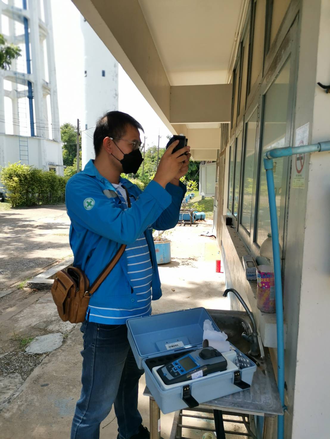 กปภ.สาขามหาสารคาม ตรวจสอบและเฝ้าระวังคุณภาพน้ำในระบบจำหน่ายตามโครงการน้ำประปาดื่มได้