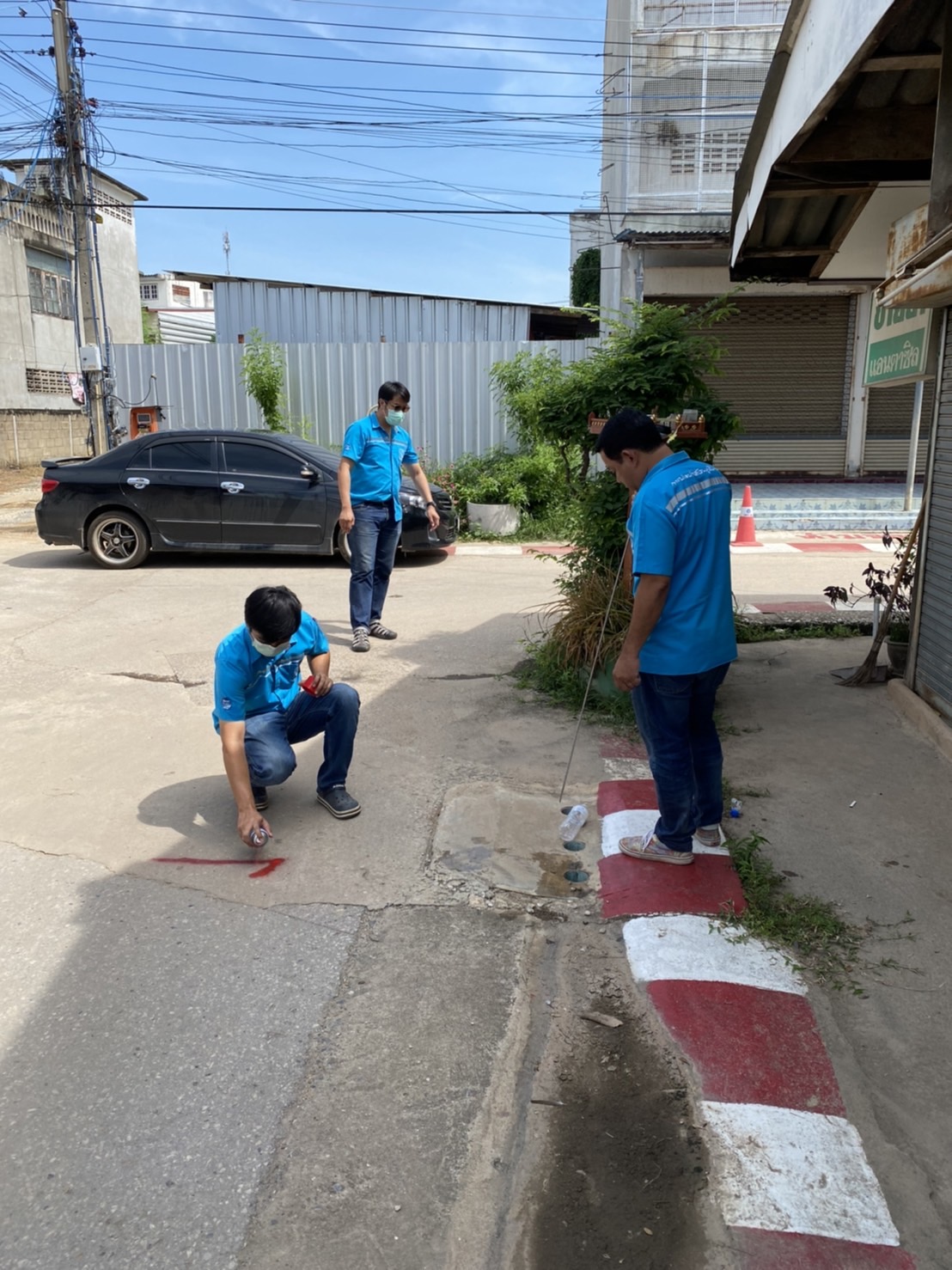 กปภ.สาขากำแพงเพชร นำทีมลดน้ำสูญเสีย (กลางวัน) พบ 5 จุด
