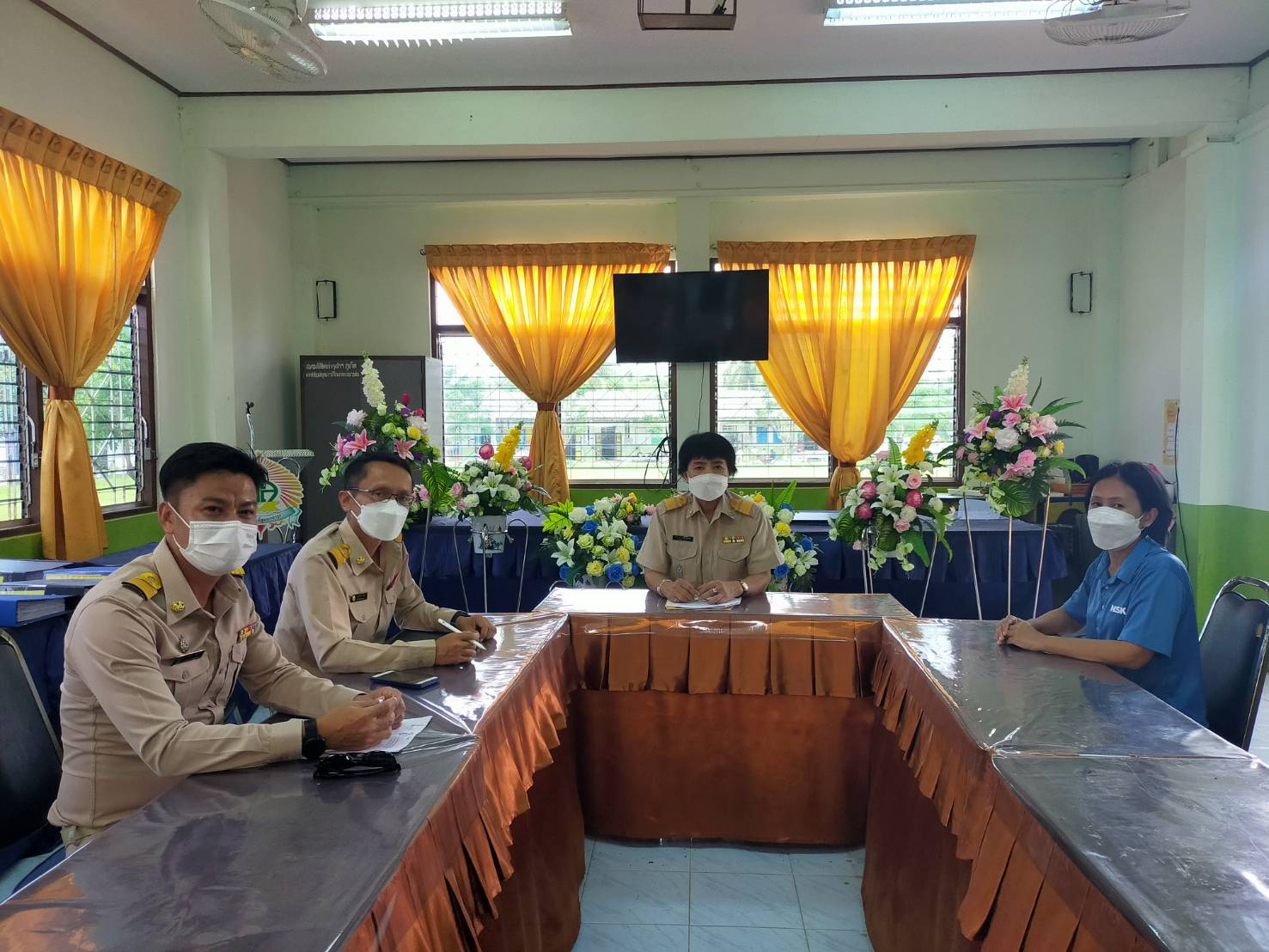 กปภ.สาขาภูเก็ต เข้าพบผู้อำนวยการโรงเรียนสิทธิ์สุนทรบำรุงเรื่องติดตามความคืบหน้าการขอใช้ที่ดินของโรงเรียน ในการย้าย Booster Pump
