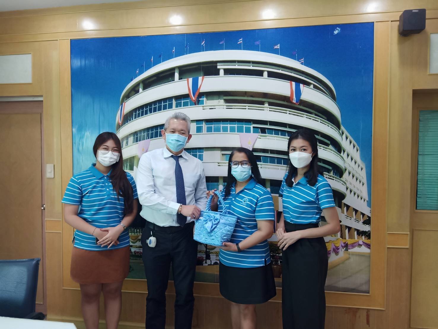 การประปาส่วนภูมิภาคสาขาขอนแก่น (พ) เข้าเยี่ยมพบผู้ใช้น้ำรายใหญ่ โรงพยาบาลส่งเสริมสุขภาพ ศูนย์อนามัยที่ 7 ขอนแก่น