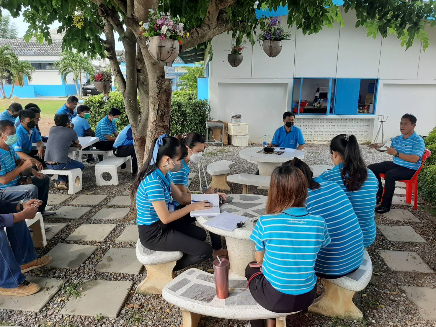 กปภ.สาขาปราณบุรี จัดกิจกรรมMorning Talk ประจำเดือนมิถุนายน 2565 ตามแผนกิจกรรมสร้างระบบและส่งเสริมความผูกพัน ตามยุทธศาสตร์ พร้อมคัดเลือกดาวเด่นประจำไตรมาส 3/2565