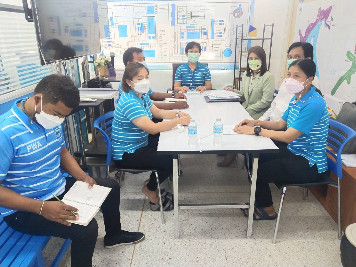 การประปาส่วนภูมิภาคสาขาอ่าวลึก ร่วมประชุมกับบริษัท ดี.พี.ดี. ซิสเท็ม จำกัด