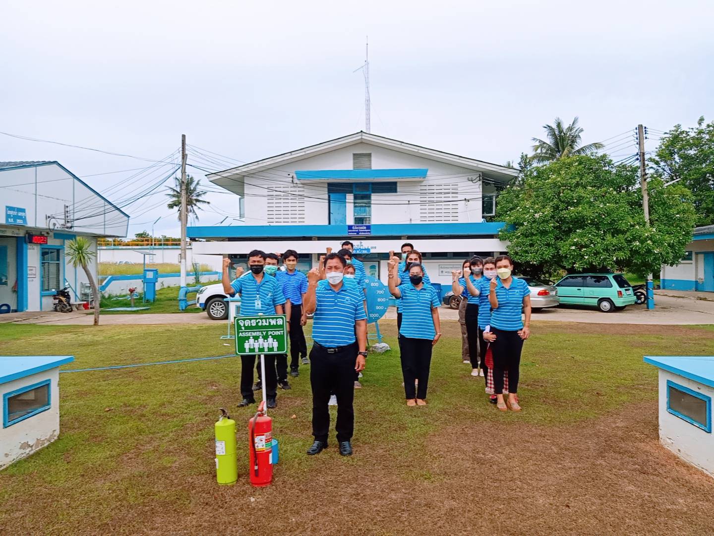 กปภ.สาขาปราณบุรี จัดกิจกรรมทำการซ้อมแผนประจำปี ตามแผนตอบโต้สถานการณ์ฉุกเฉิน กรณีเกิดเหตุเพลิงไหม้/อัคคีภัย ประจำปี 2565