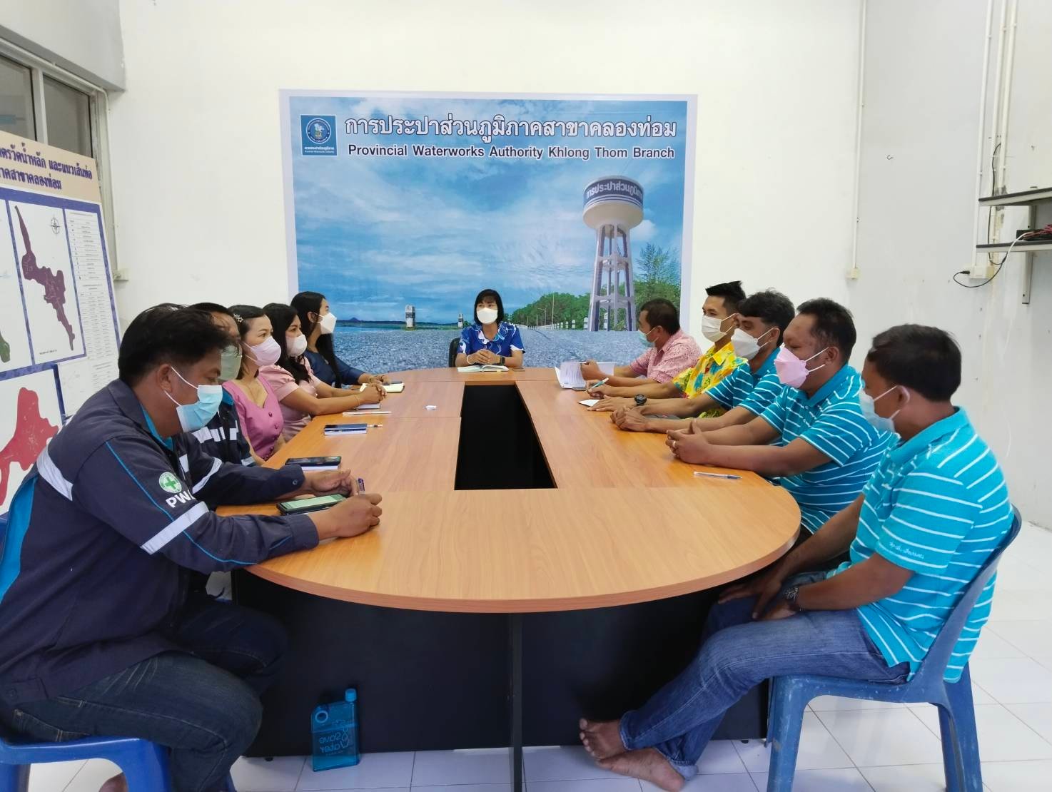 การประปาส่วนภูมิภาคสาขาคลองท่อมจัดกิจกรรม Morning Talk ครั้งที่ 9/2565