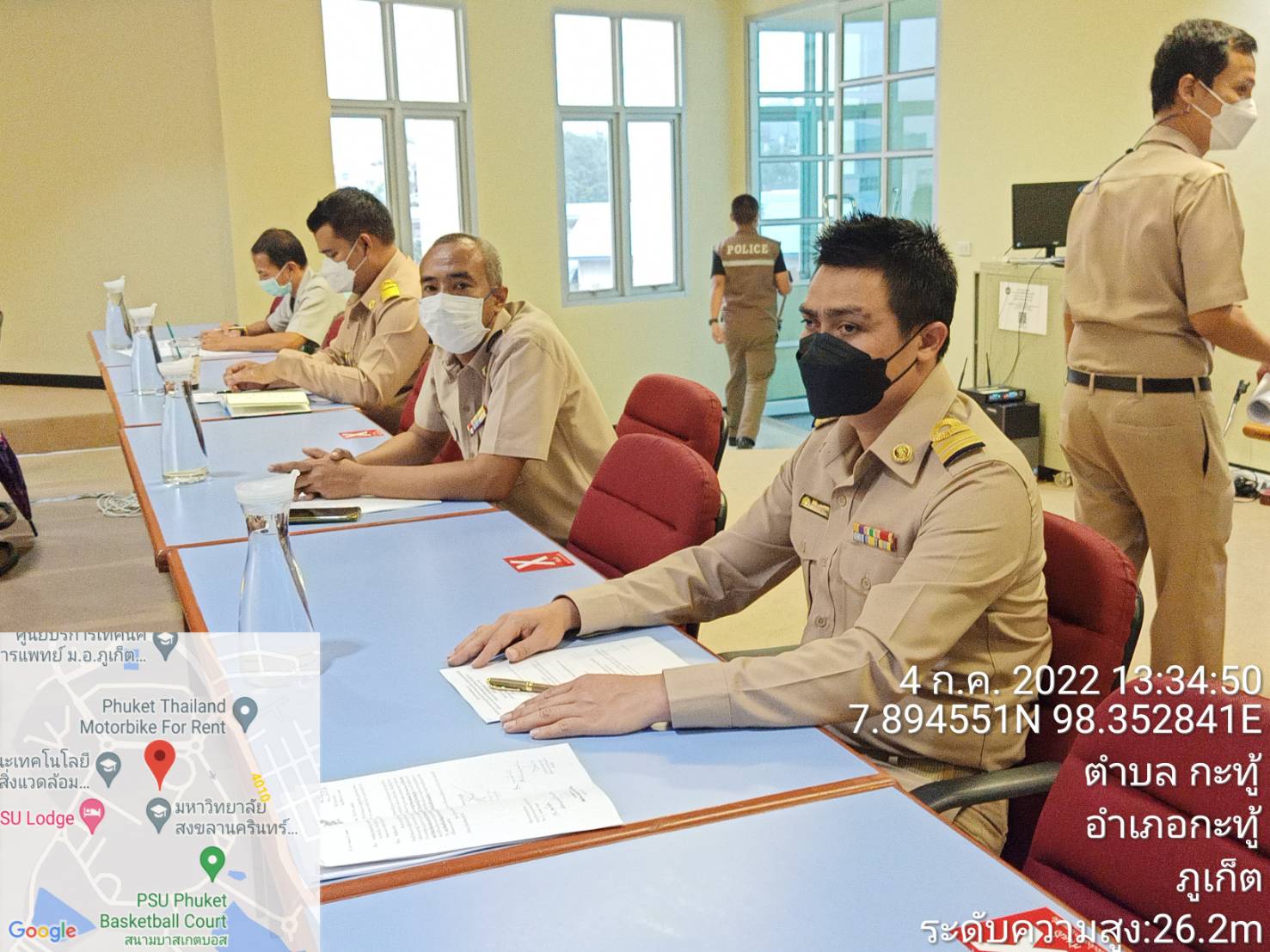 กปภ.สาขาภูเก็ต เข้าร่วมประชุมเชิงบูรณาการหัวหน้าส่วนราชการ หัวหน้าหน่วยงานรัฐวิสหกิจ ผู้บริหารองค์กรปกครองส่วนท้องถิ่น กำนัน ผู้ใหญ่บ้าน แพทย์ประจำตำบล และสารวัตรกำนัน ตำบลกมลาทุกหมู่บ้าน และคณะกรรมการบริหารงานอำเภอกะทู้ (ก.บ.อ กะทู้)