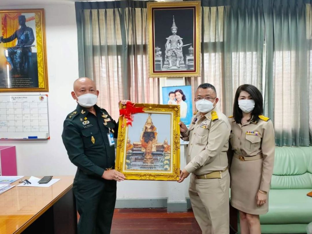 กปภ.สาขาสมุทรสาคร เข้าพบ รอง ผอ.รมน.จังหวัด ส.ค.(ท.) พร้อมบูรณาการร่วมกัน