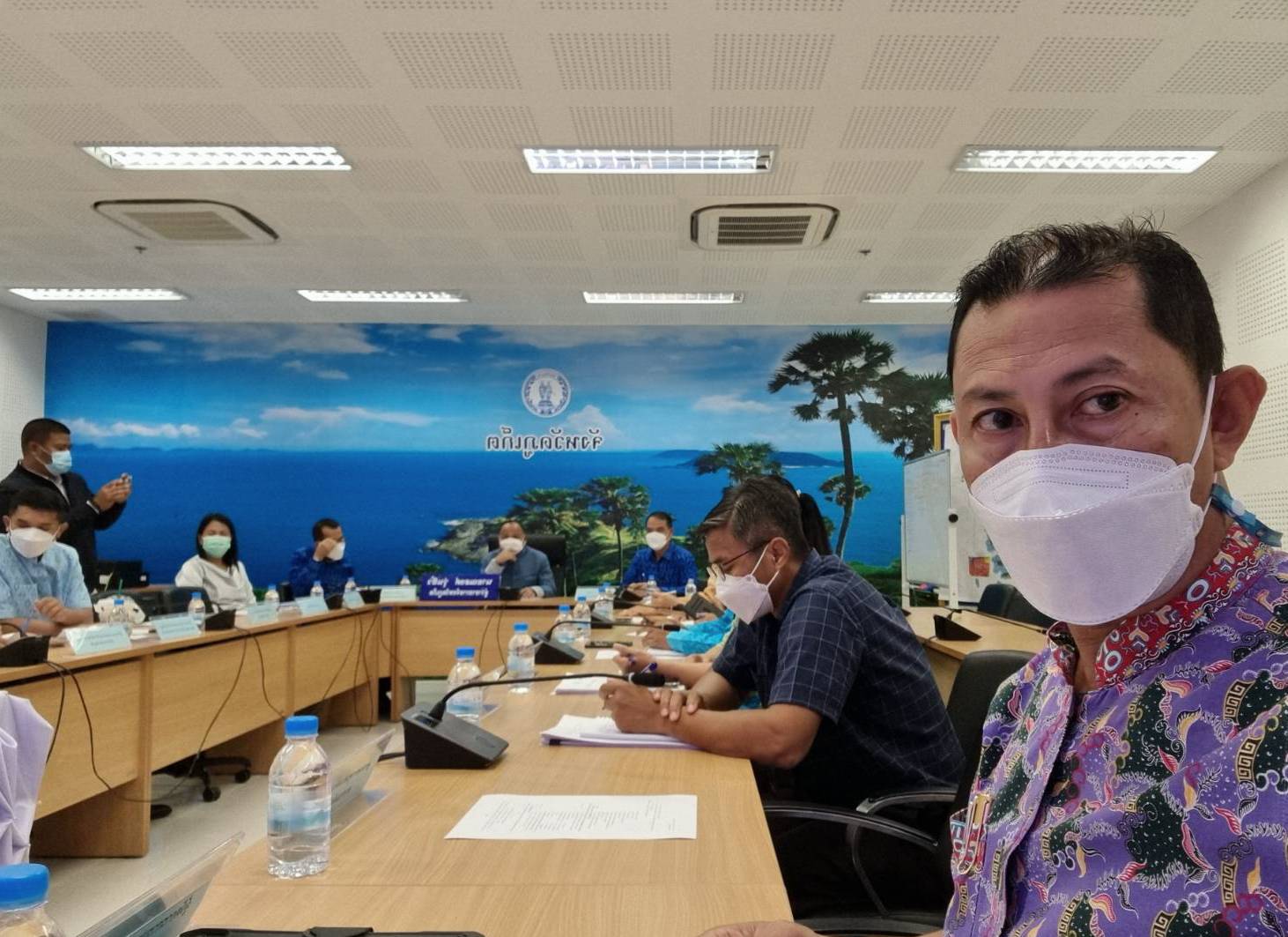 กปภ.สาขาภูเก็ต เข้าร่วมประชุมขับเคลื่อนและติดตามนโยบายของรัฐบาล และภารกิจสำคัญของกระทรวงมหาดไทยประจำปีงบประมาณ พ.ศ. 2565 (เดือนกรกฎาคม 2565)