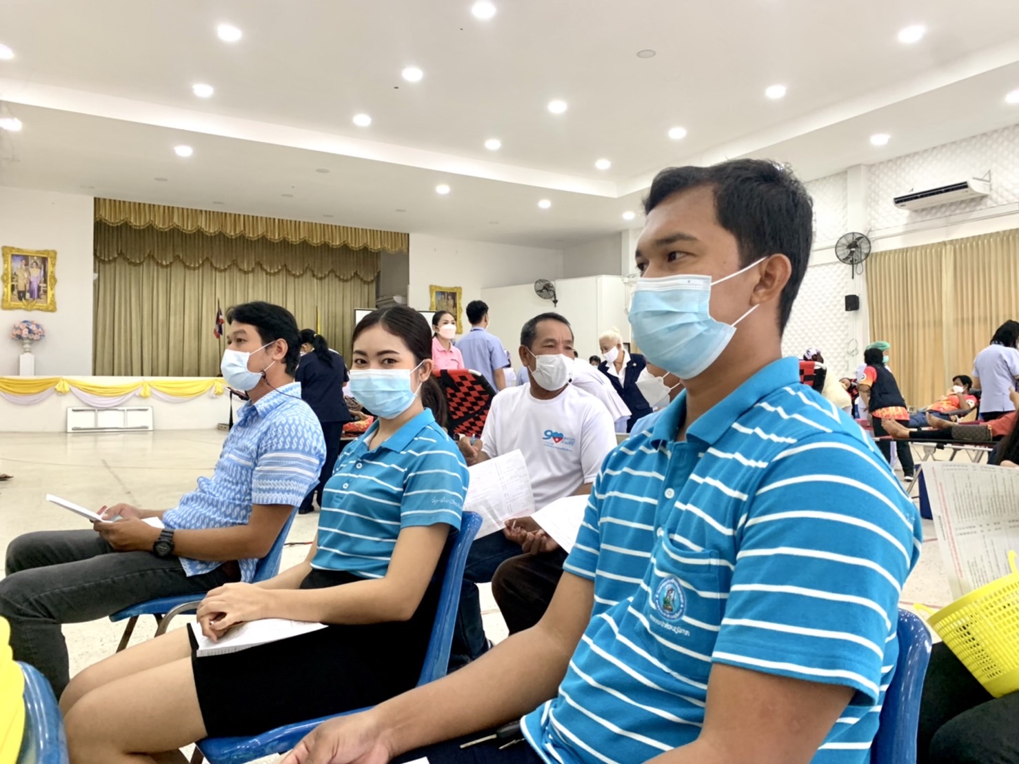 กปภ.สาขาพนมทวน ร่วมบริจาคโลหิต เนื่องในโครงการ 90 พรรษาล้านซีซี"