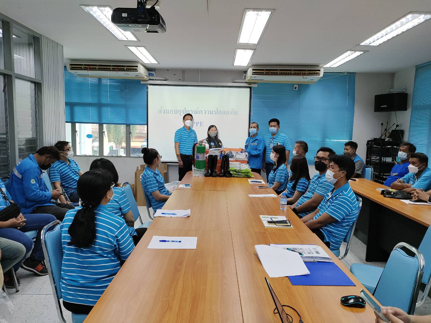 กปภ.สาขากาญจนบุรี จัดกิจกรรมสนทนายามเช้า (Morning Talk) ประจำเดือน กรกฎาคม