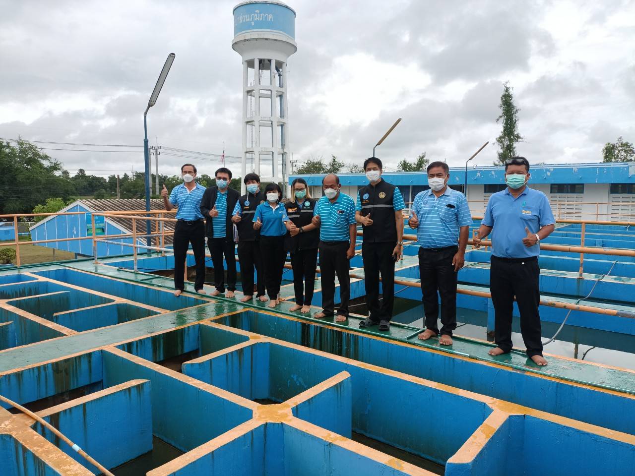การตรวจประเมินเพื่อต่ออายุการรับรองโครงการส่งเสริมความเชื่อมั่นคุณภาพน้ำประปา (Water is Life) โรงกรองทุ่งมน