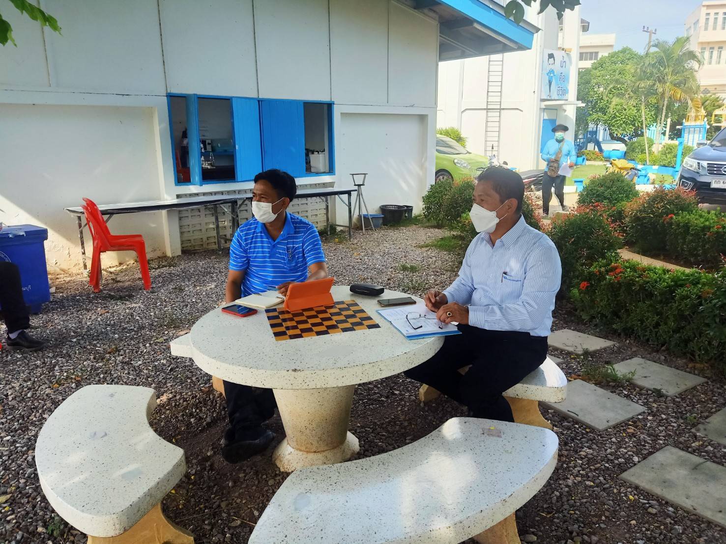 กปภ.สาขาปราณบุรี จัดกิจกรรมMorning Talk ประจำเดือนกรกฎาคม 2565 ตามแผนกิจกรรมสร้างระบบและส่งเสริมความผูกพัน ตามยุทธศาสตร์ ประจำปีงบประมาณ 2565