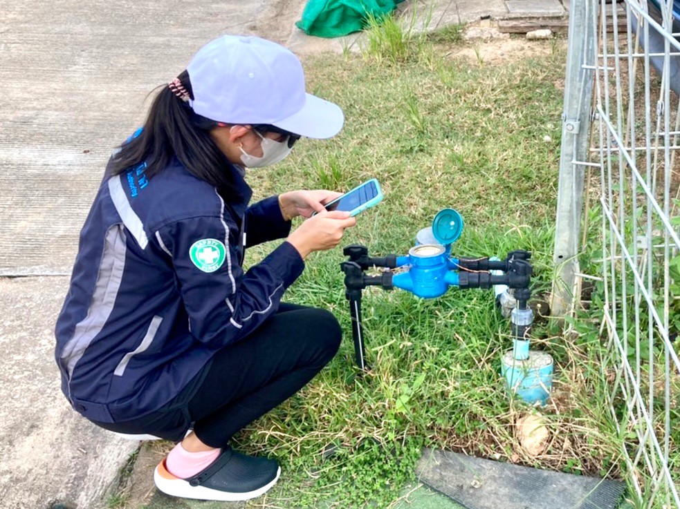 การประปาส่วนภูมิภาคสาขากระบี่ ดำเนินการสุ่มการอ่านมาตรวัดน้ำ ผ่านระบบระบบแผนที่และการสุ่มอ่านมาตร ( Map and meter random check ) ประจำเดือน กรกฎาคม 2565