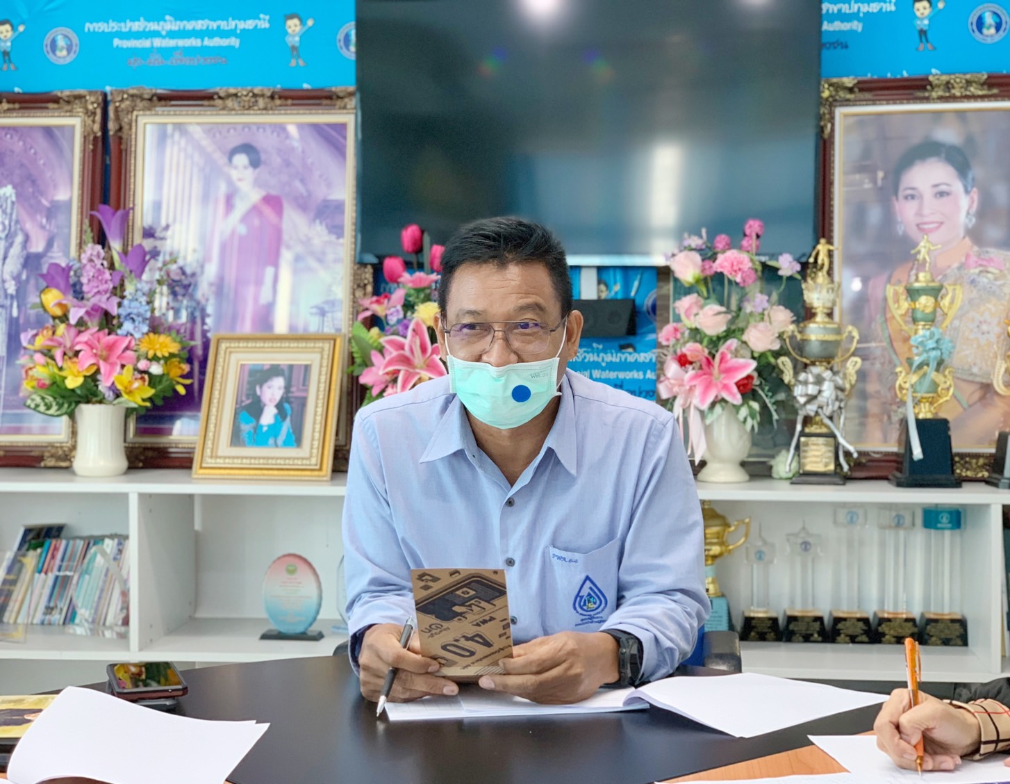 กปภ.สาขาปทุมธานี จัดกิจกรรม Morning Talk ประจำเดือนกรกฎาคม พ.ศ. 2565