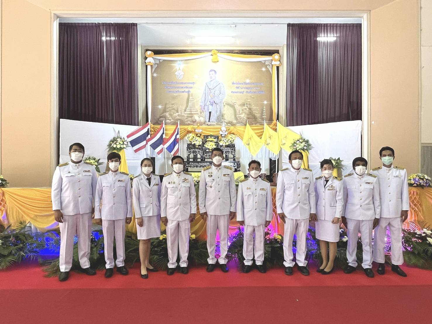 การประปาส่วนภูมิภาคสาขาปราณบุรี เข้าร่วมการจัดกิจกรรมเฉลิมพระเกียรติพระบาทสมเด็จพระเจ้าอยู่หัว เนื่องในโอกาสวันเฉลิมพระชนมพรรษา 28 กรกฎาคม 2565