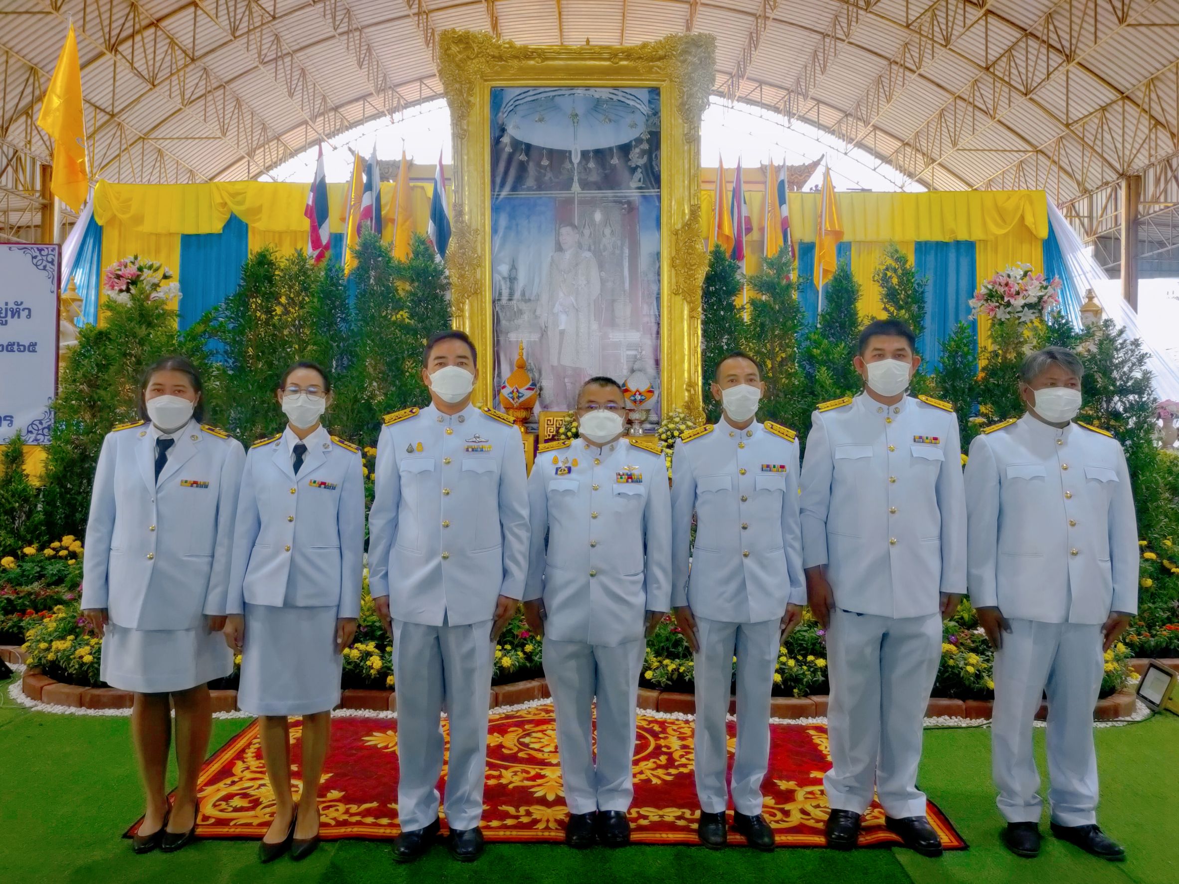 กปภ.สาขาสมุทรสาคร สังกัด เข้าร่วมพิธีเฉลิมพระเกียรติเนื่องในโอกาสมหามงคลเฉลิม พระชนมพรรษา 28 กรกฎาคม 2565