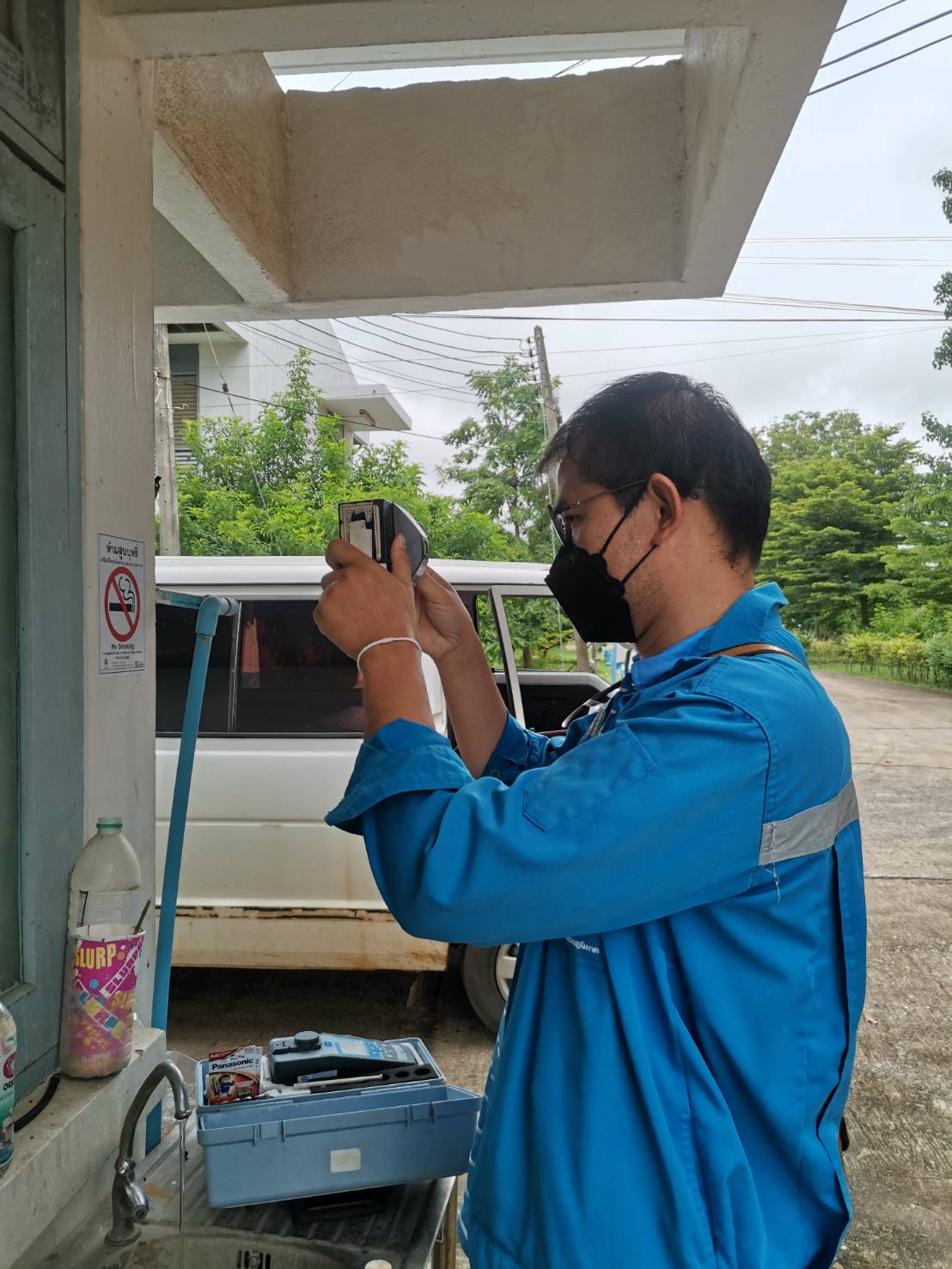 กปภ.สาขามหาสารคาม ตรวจสอบและเฝ้าระวังคุณภาพน้ำในระบบจำหน่ายตามโครงการน้ำประปาดื่มได้