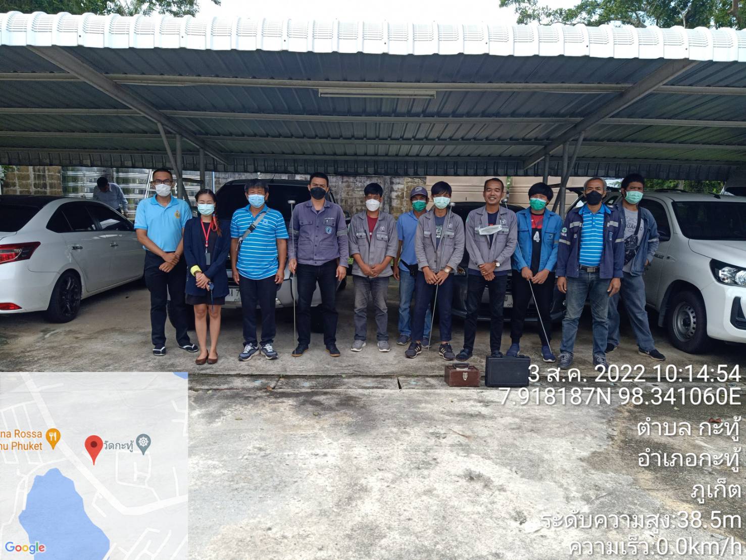 กปภ.สาขาภูเก็ต ร่วมกับบริษัทบริษัท เอเชีย อินฟราสตรักเชอร์ แมเนจเม้นท์ (ประเทศไทย) จำกัด ผู้รับจ้างงานจ้างบริหารจัดการน้ำสูญเสีย เข้าสำรวจท่อแตกท่อรั่วบริเวณสำนักงานคณะกรรมการกิจการกระจายเสียง กิจการโทรทัศน์ และกิจการโทรคมนาคมแห่งชาติ เขต 42