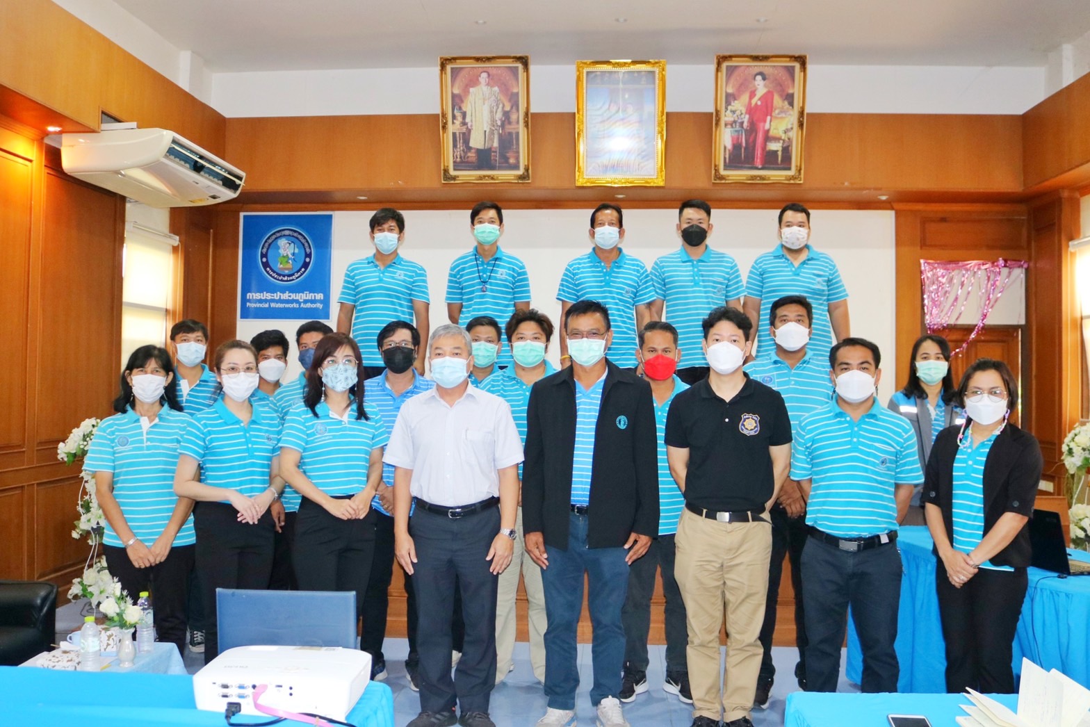กปภ.สาขาปทุมธานี จัดกิจกรรม โครงการ โรงงานสีขาว ประจำปี 2565
