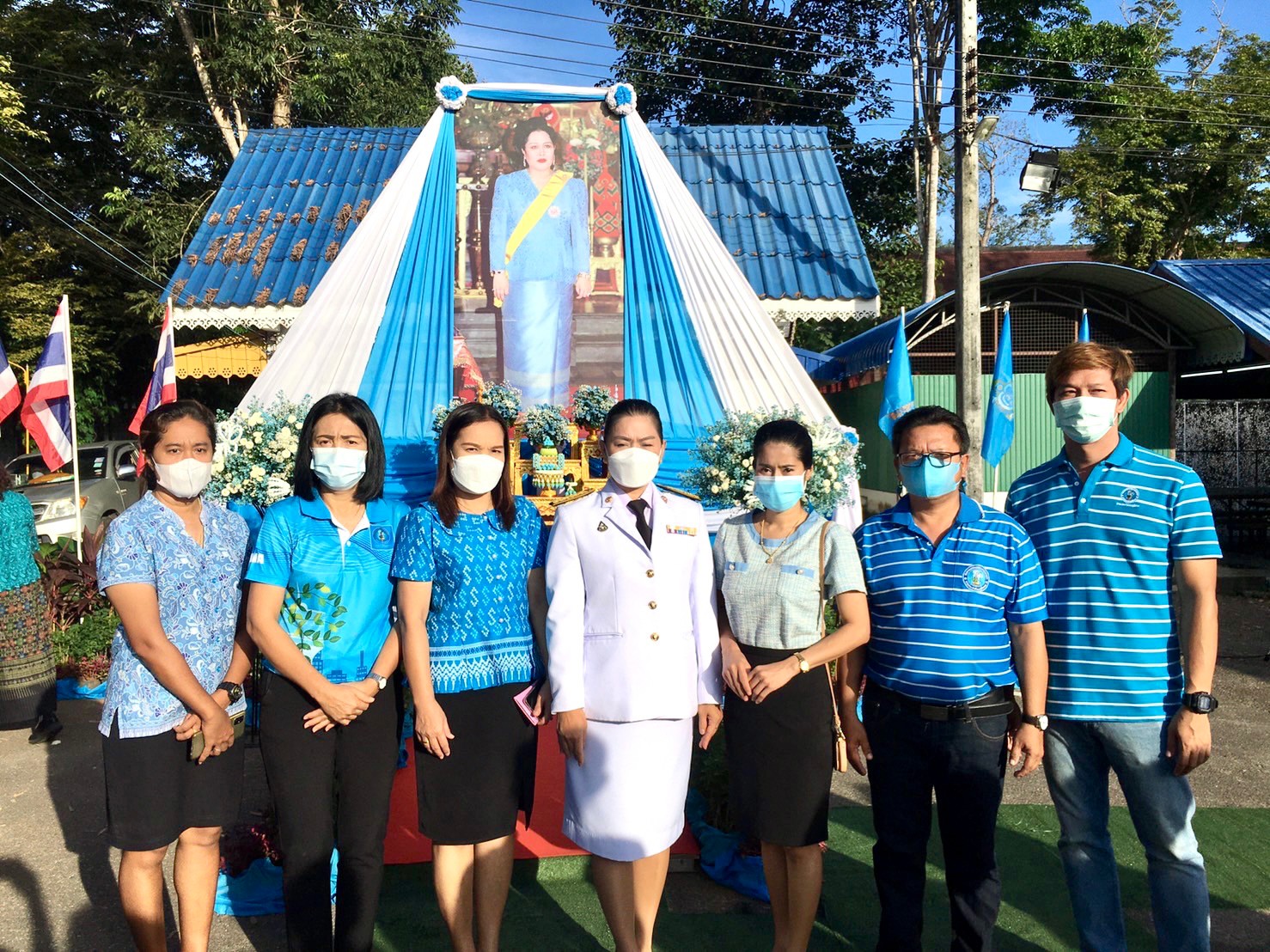 การประปาส่วนภูมิภาคสาขากระบี่ ร่วมพิธีทำบุญตักบาตร ถวายพระราชกุศล สมเด็จพระนางเจ้าสิริกิติ์ พระบรมราชินีนาถ พระบรมราชชนนีพันปีหลวง เนื่องในโอกาสมหามงคลเฉลิมพระชนมพรรษา 90 พรรษา 12 สิงหาคม 2565