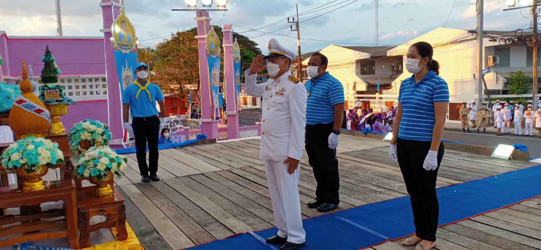 กปภ.สาขาปากพนัง เข้าร่วมพิธีถวายเครื่องราชสักการะและพิธีจุดเทียนถวายพระพรชัยมงคล เนื่องในโอกาสวันเฉลิมพระชนมพรรษา สมเด็จพระนางเจ้าสิริกิติ์ พระบรมราชินีนาถ พระบรมราชชนนีพันปีหลวง 12 สิงหาคม 2565