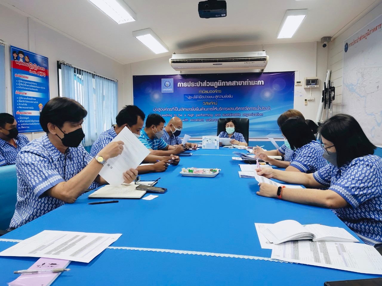 กปภ.สาขาท่ามะกา จัดกิจกรรมสนทนายามเช้า (Morning Talk) ประจำเดือน สิงหาคม 2565 วันอังคาร ที่ 16 สิงหาคม 2565