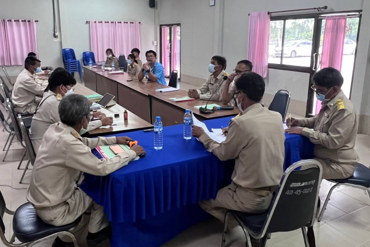 กปภ.ข.6 ร่วมประชุมเพื่อขอใช้ที่ดินสาธารณประโยชน์ "ดอนปู่ตาบ้านดอนวิเวกสาธารณประโยชน์" ก่อสร้างสถานีผลิตน้ำแห่งใหม่ กปภ.สาขาร้อยเอ็ด จ.ร้อยเอ็ด