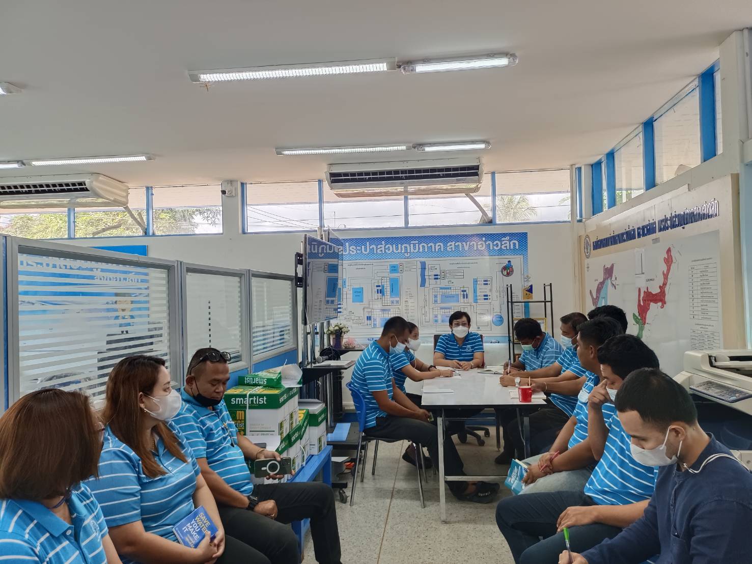 การประปาส่วนภูมิภาคสาขาอ่าวลึก ร่วมจัดกิจกรรมสนทนายามเช้า(Morning Talk) ครั้งที่ 11/2565 ประจำเดือนสิงหาคม 2565