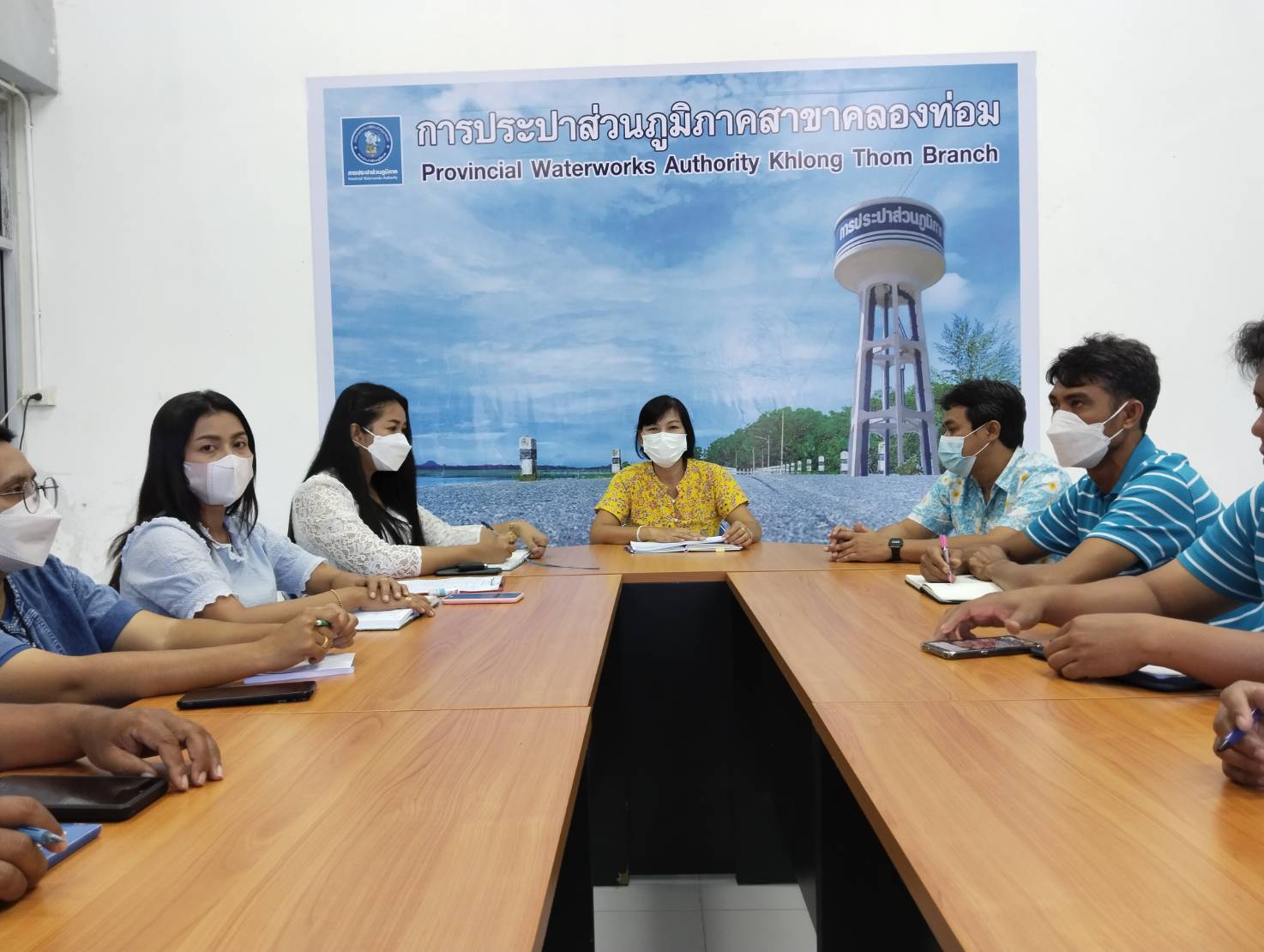 การประปาส่วนภูมิภาคสาขาคลองท่อมจัดกิจกรรม Morning Talk ครั้งที่ 11/2565