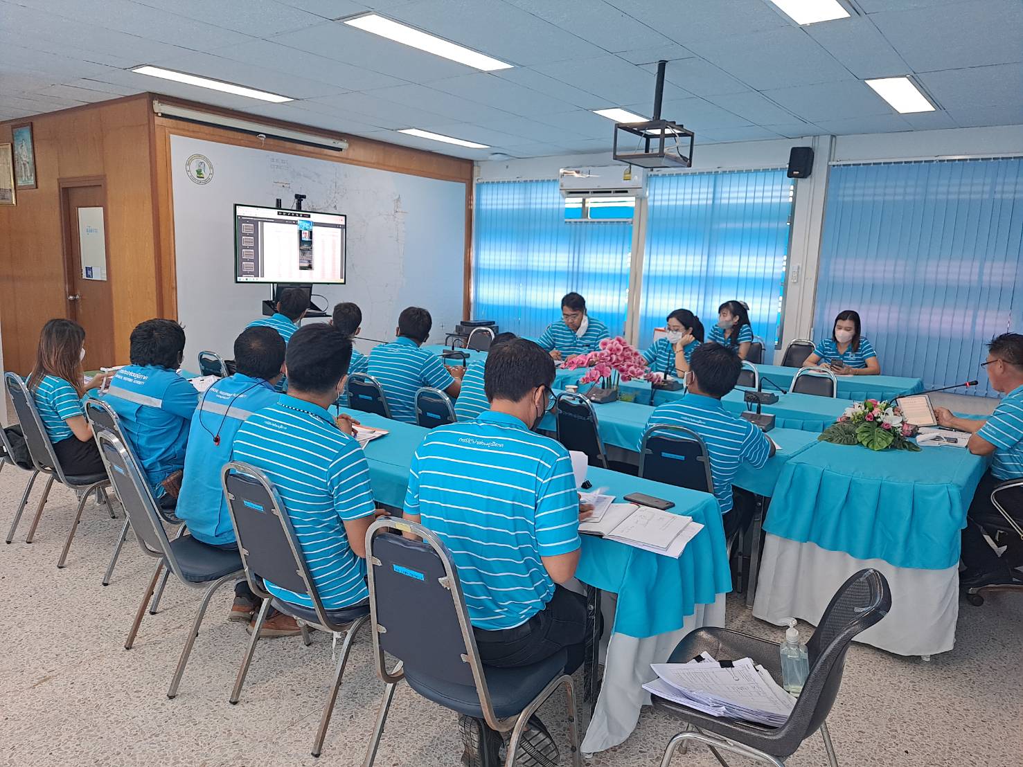 กปภ.สาขาปราณบุรี จัดกิจกรรมMorning Talk ประจำเดือนกันยายน 2565 ตามแผนกิจกรรมสร้างระบบและส่งเสริมความผูกพัน ตามยุทธศาสตร์ พร้อมคัดเลือกดาวเด่นประจำไตรมาส 4/2565