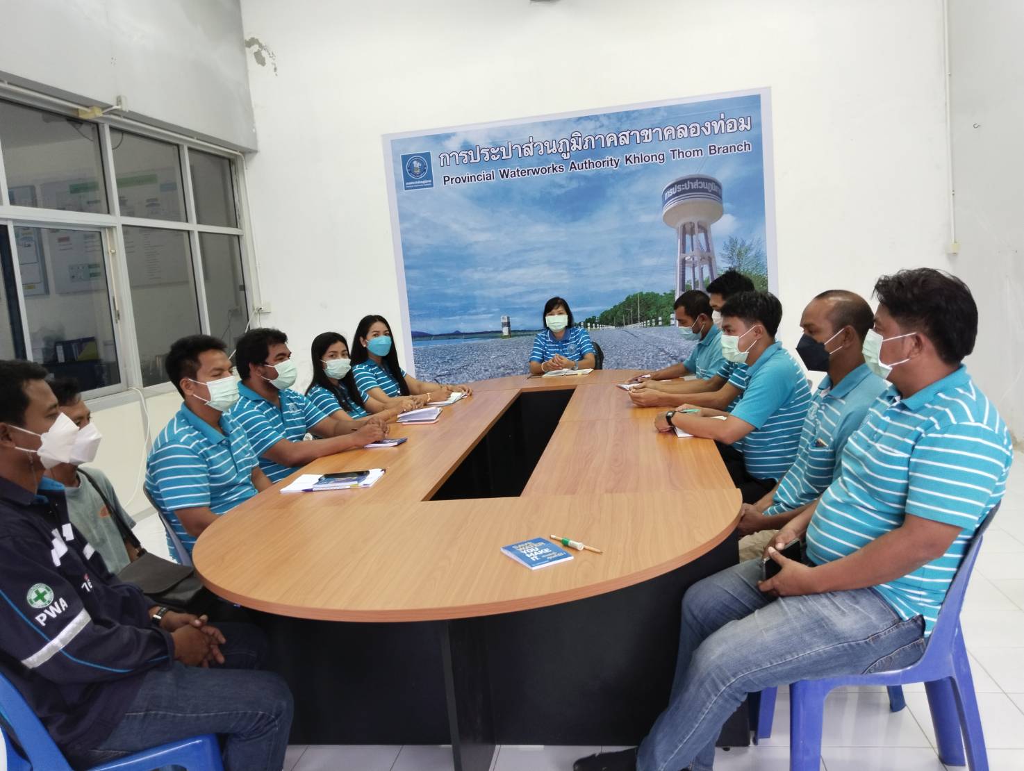 การประปาส่วนภูมิภาคสาขาคลองท่อม จัดกิจกรรม Morning Talk ครั้งที่ 12/2565