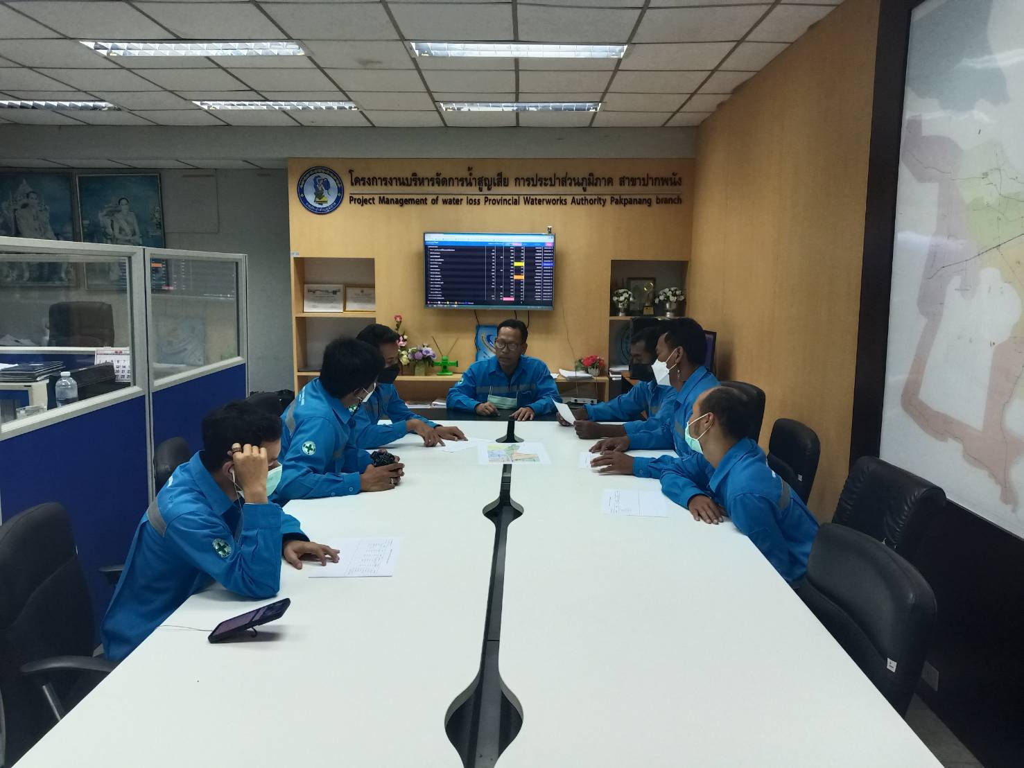 กปภ.สาขาปากพนัง ลงพื้นที่เดินสำรวจหาท่อแตก/ท่อรั่ว จากการทำ step test ตามแผนลดน้ำสูญเสีย บริเวณพื้นที่ DMA-07 บริเวณ ต.ปากพนังฝั่งตะวันตก ต.หูล่อง อ.ปากพนัง จ.นครศรีธรรมราช