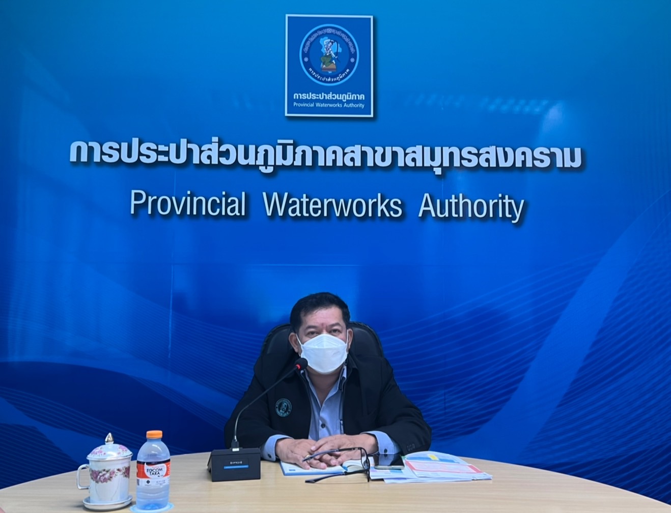 กปภ.สาขาสมุทรสงคราม จัดกิจกรรม Morning Talk ประจำเดือน กันยายน 2565