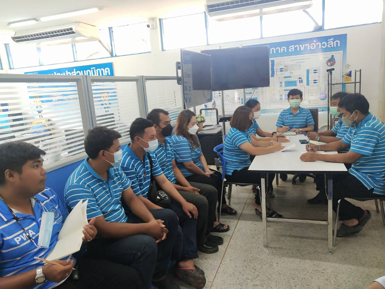 การประปาส่วนภูมิภาคสาขาอ่าวลึก ร่วมจัดกิจกรรมสนทนายามเช้า(Morning Talk) ครั้งที่ 12/2565 ประจำเดือนกันยายน 2565