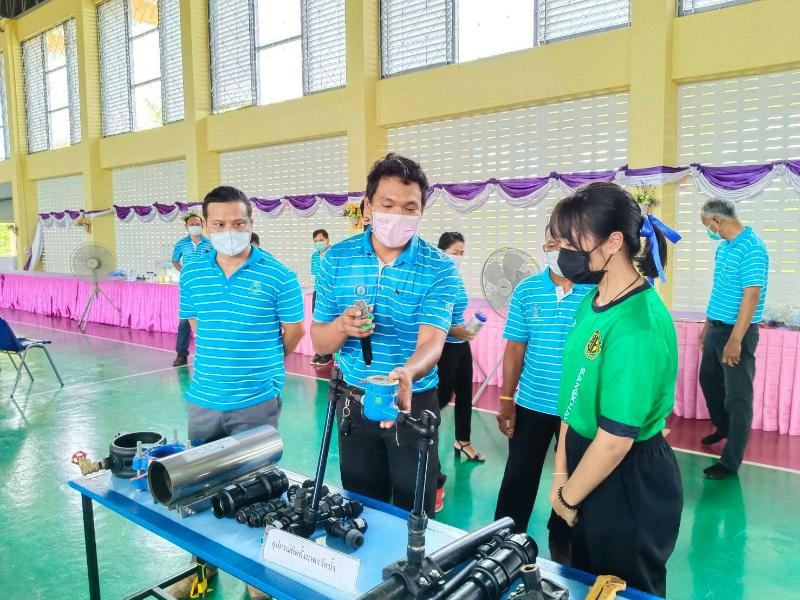 กปภ.สาขาสังขะร่วมกับโรงเรียนสังขะวิทยาคม จัดกิจกรรมใน โครงการอาสาประปาเพื่อปวงชน ประจำปี 2565