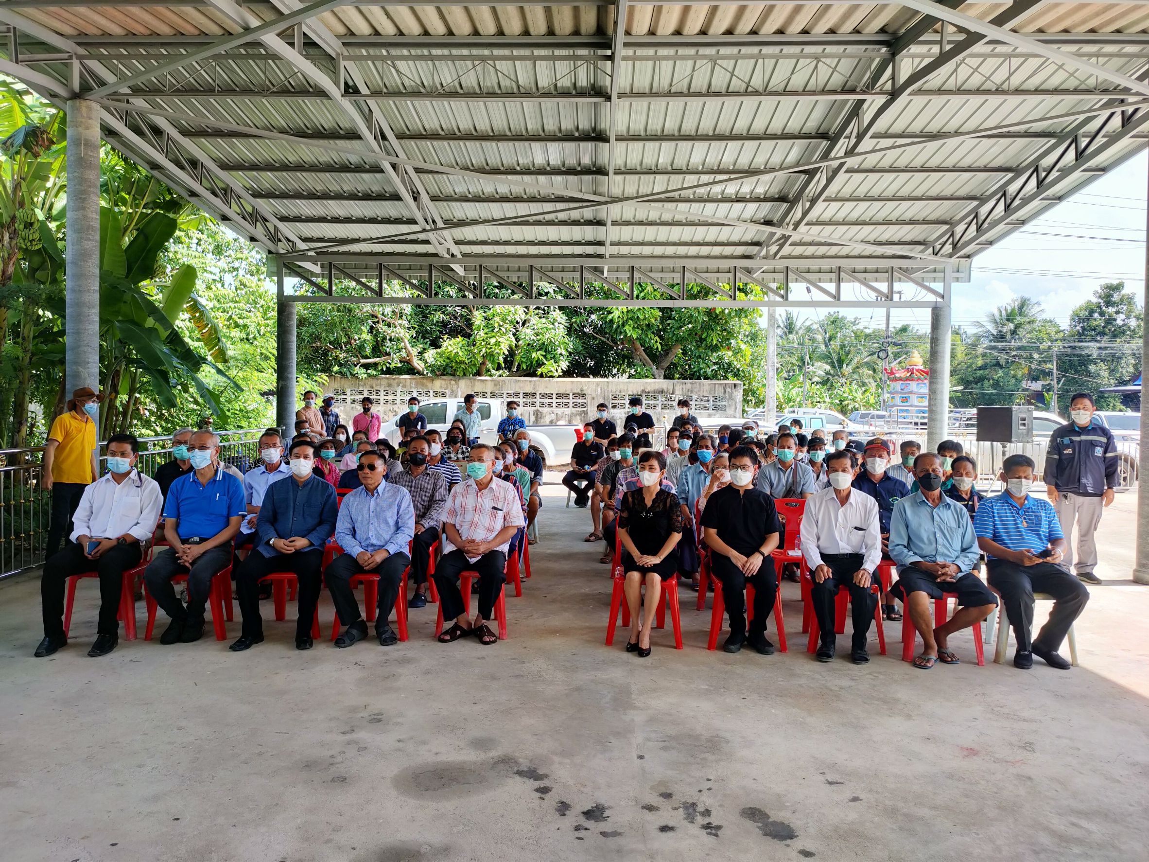 กปภ.สาขาสมุทรสาคร เข้าร่วมโครงการประชาคมสำรวจความต้องการขอใช้น้ำประปาในบริเวณพื้นที่ หมู่ที่ 1 , 6 และ 8 ตำบลหนองบัว