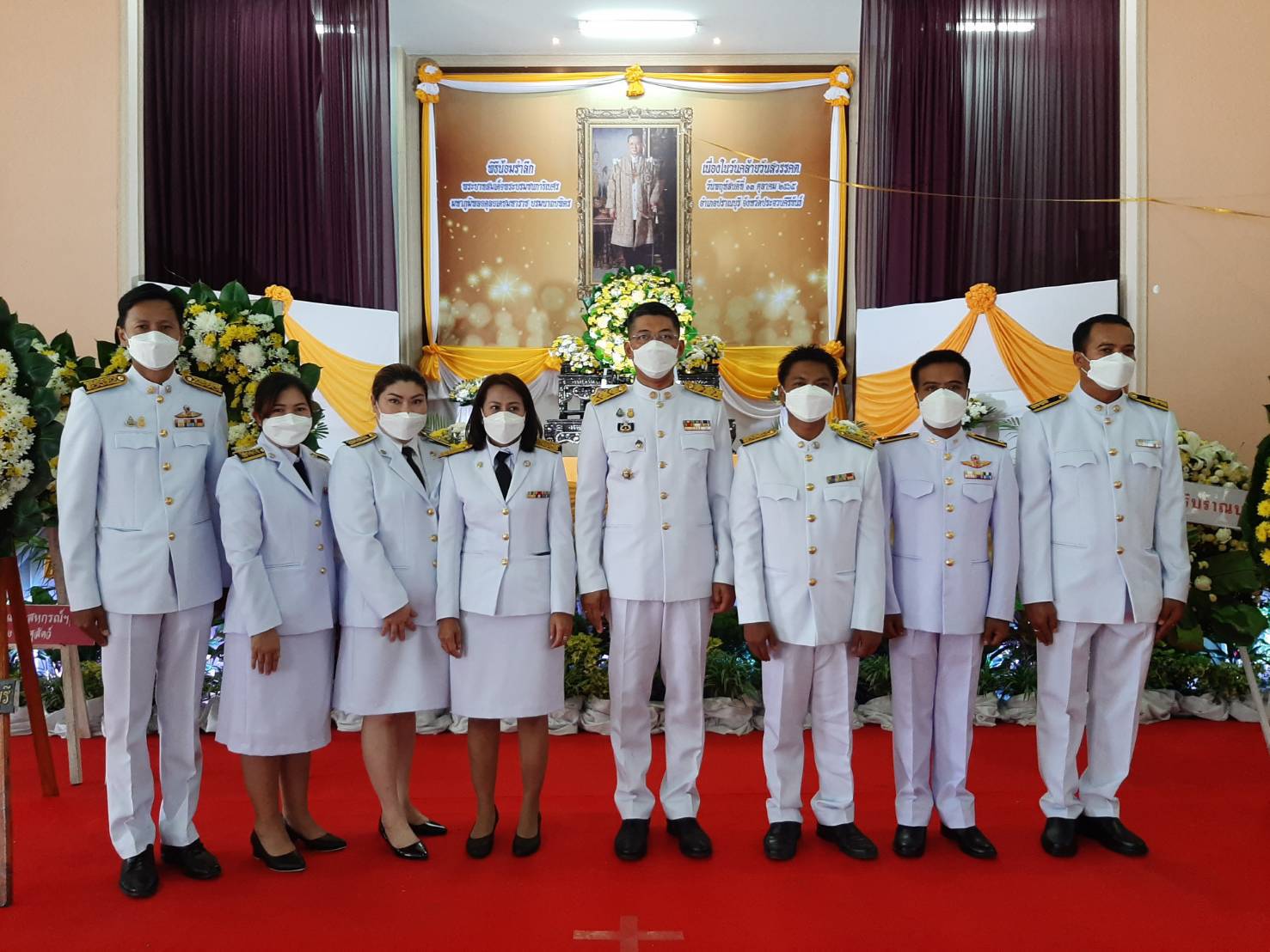 การประปาส่วนภูมิภาคสาขาปราณบุรี เข้าร่วมพิธีน้อมรำลึกในพระมหากรุณาธิคุณ เนื่องในวันคล้ายวันสวรรคต พระบาทสมเด็จพระบรมชนกาธิเบศร มหาภูมิพลอดุลยเดชมหาราช บรมนาถบพิตร 13 ตุลาคม 2565