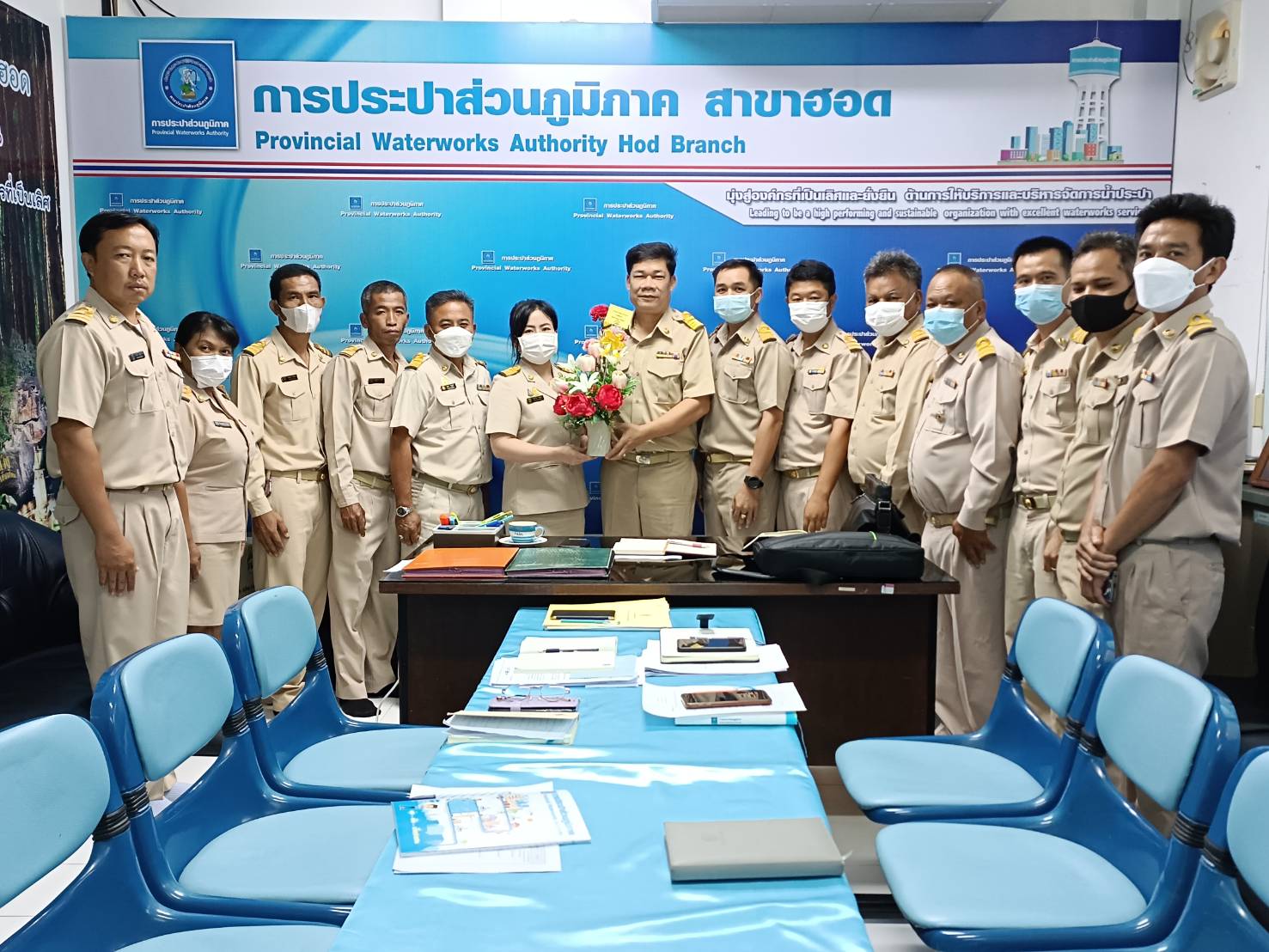 การประปาส่วนภูมิภาคสาขาฮอด จัดกิจกรรมสนทนายามเช้า ครั้งที่ 2/2566