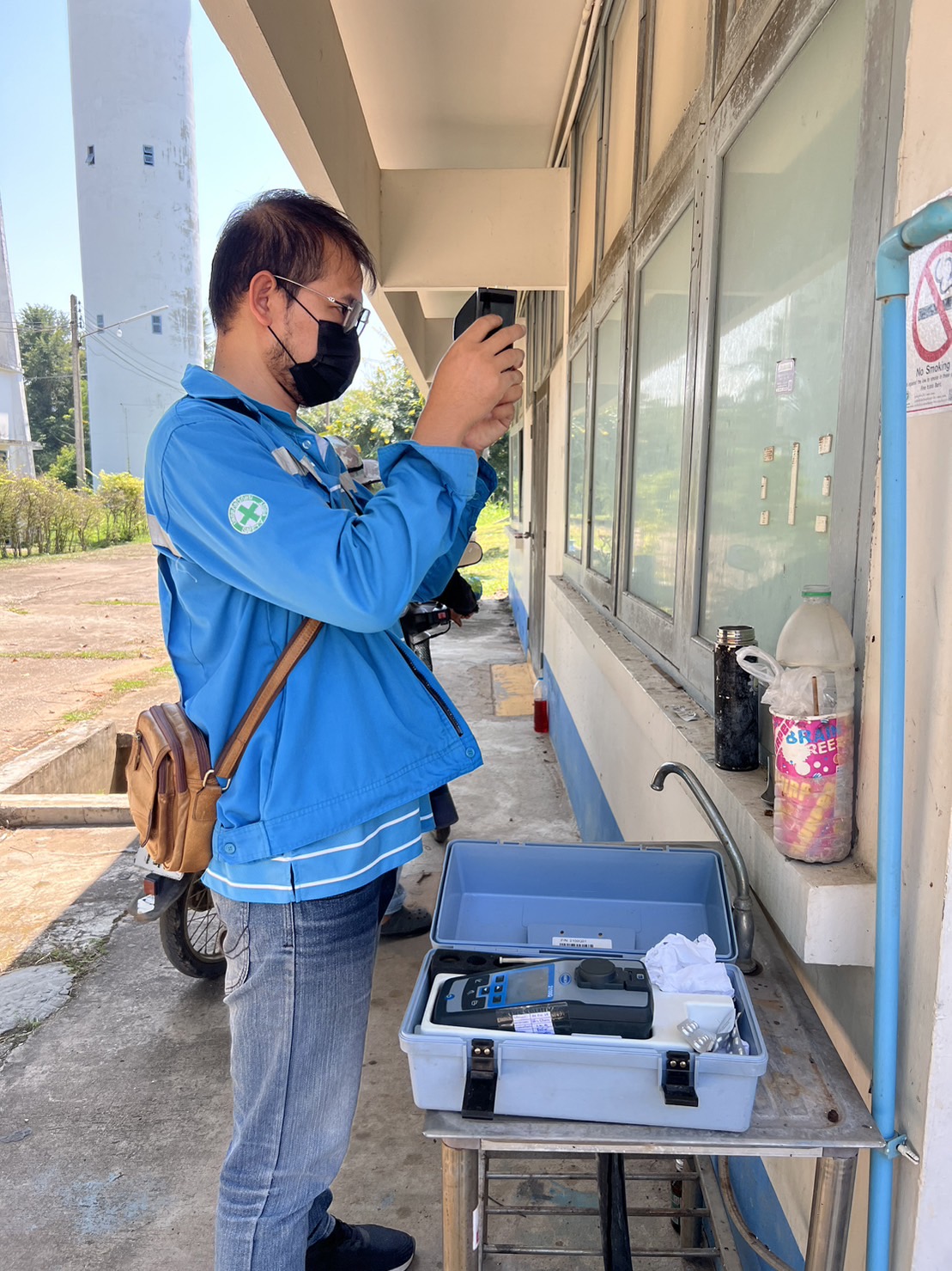 กปภ.สาขามหาสารคาม ตรวจสอบและเฝ้าระวังคุณภาพน้ำในระบบจำหน่ายตามโครงการน้ำประปาดื่มได้