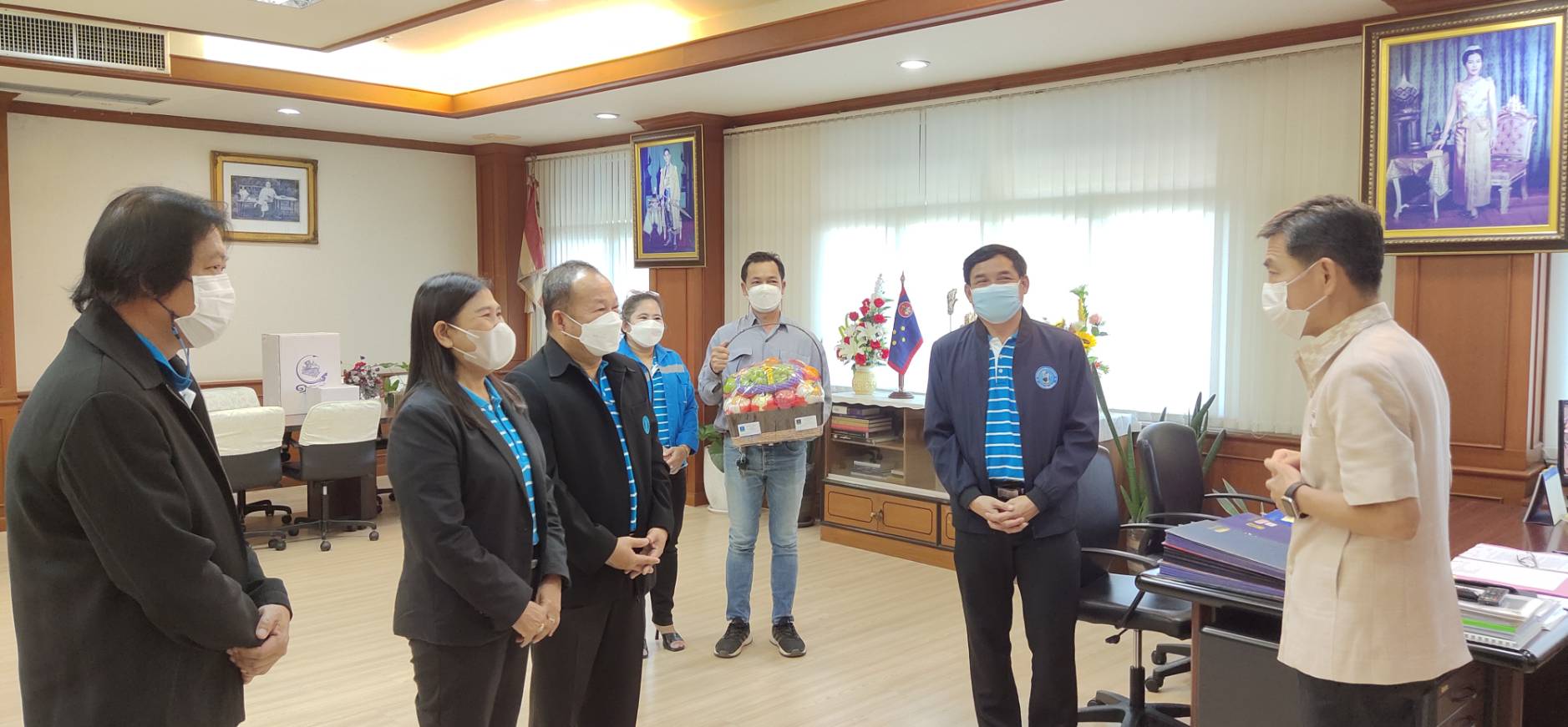 ผู้จัดการ กปภ.สาขาสามพราน เข้ารายงานตัวเนื่องในโอกาสเข้ารับตำแหน่งใหม่