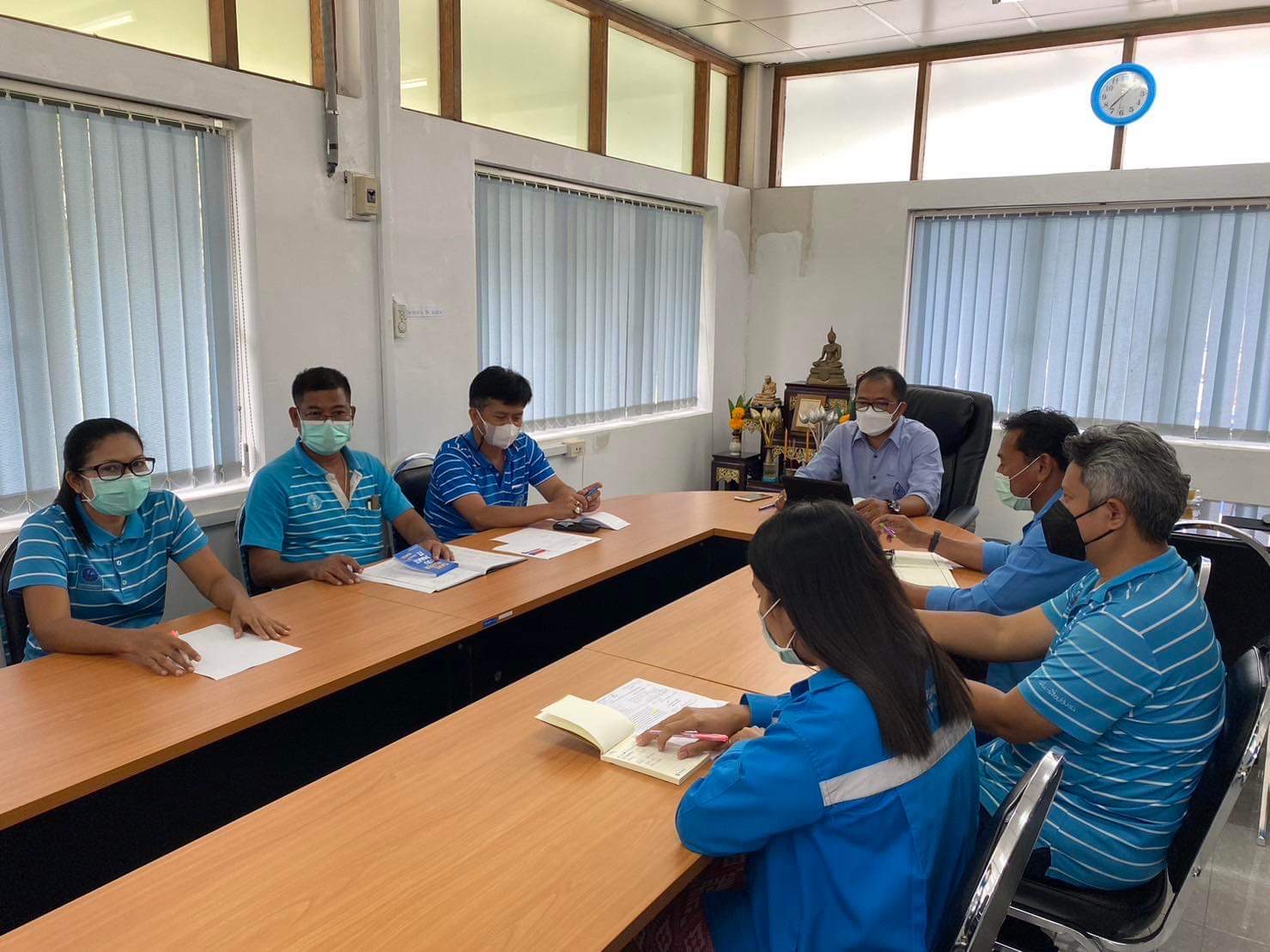 การประปาส่วนภูมิภาคสาขาจันดี จัดประชุมหัวหน้างานทุกสายงานและตัวแทนพนักงานในสังกัด