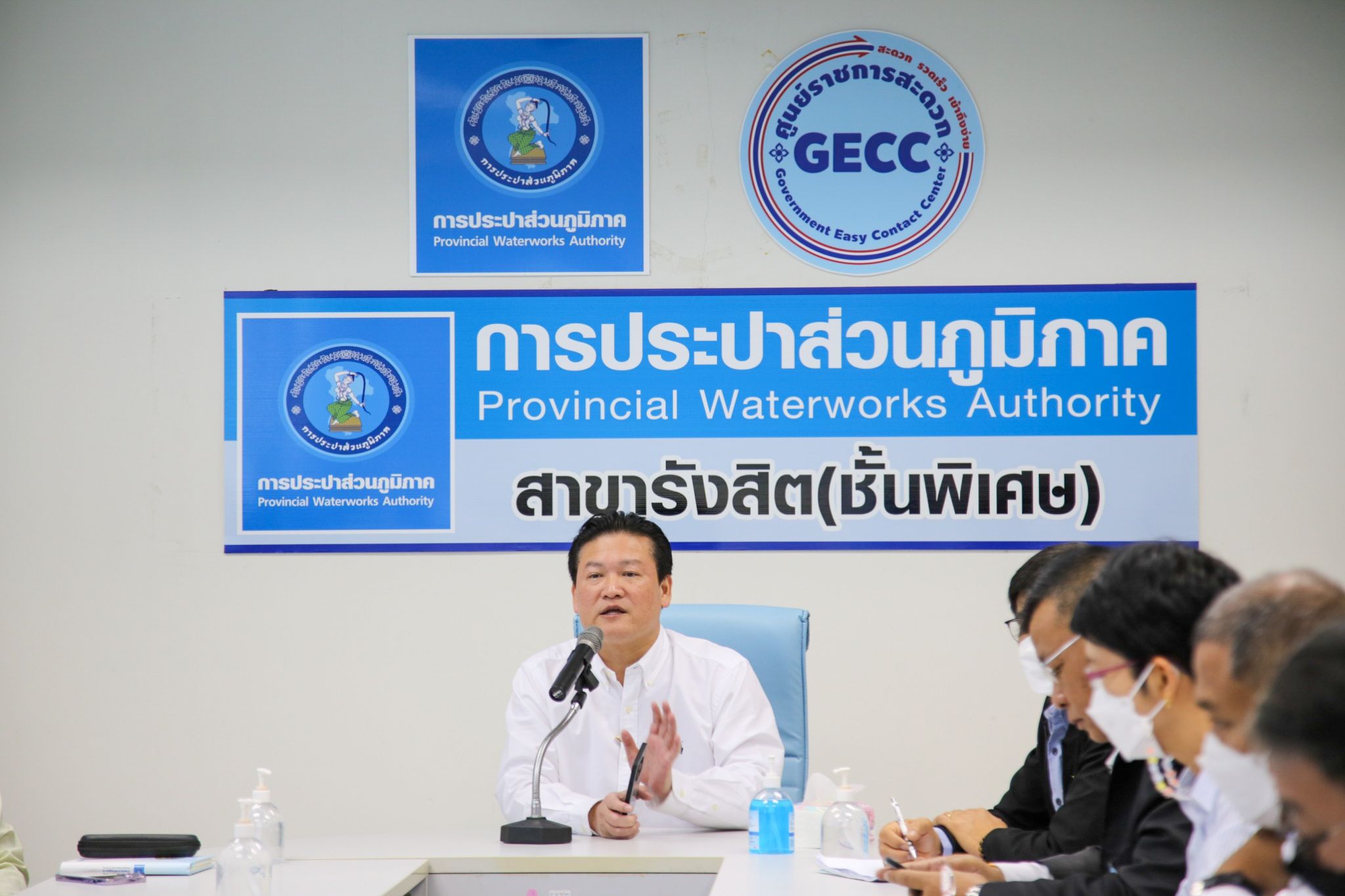 ผู้ว่าการกปภ.ลงพื้นที่จ.ปทุมธานี เร่งแก้ปัญหาน้ำสูญเสีย