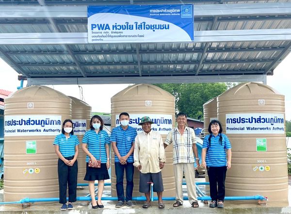 กปภ.สาขาขลุง ลงนามบันทึก (MOU) ร่วมกับองค์การบริหารส่วนตำบลบางชัน พร้อมส่งมอบ "ถังเก็บน้ำ PWA ห่วงใย ใส่ใจชุมชน" ภายใต้โครงการ กปภ.รักษ์ชุมชน ประจำปี 2565
