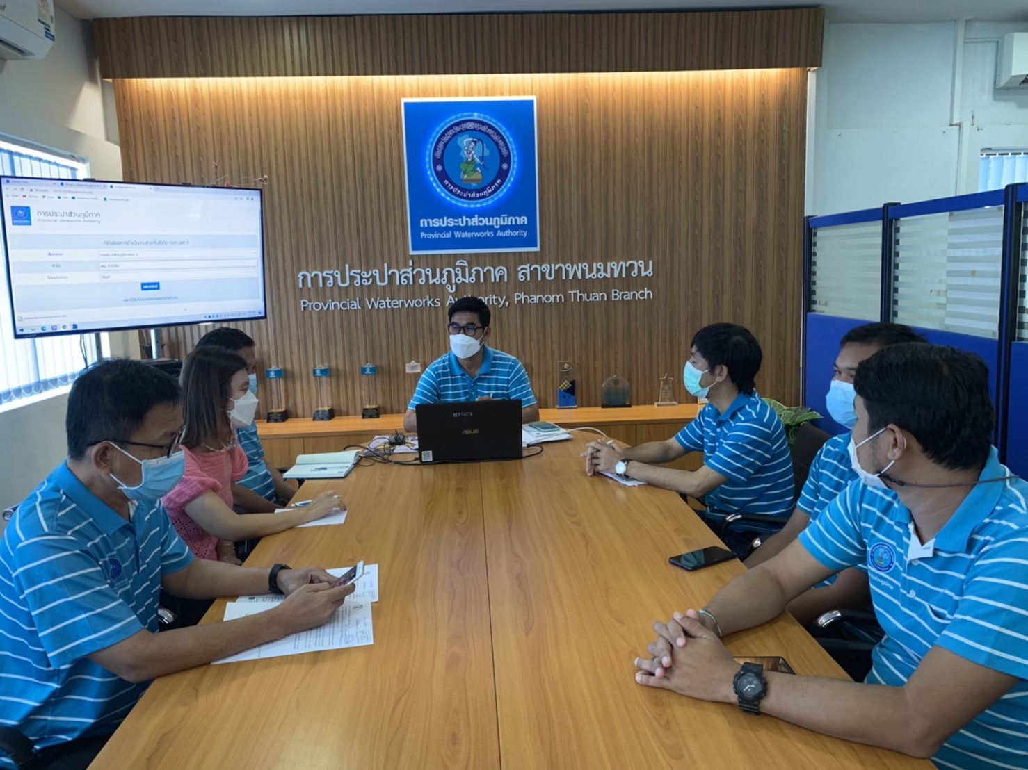 กปภ.สาขาพนมทวน จัดกิจกรรม Morning Talk ครั้งที่ 1/2566