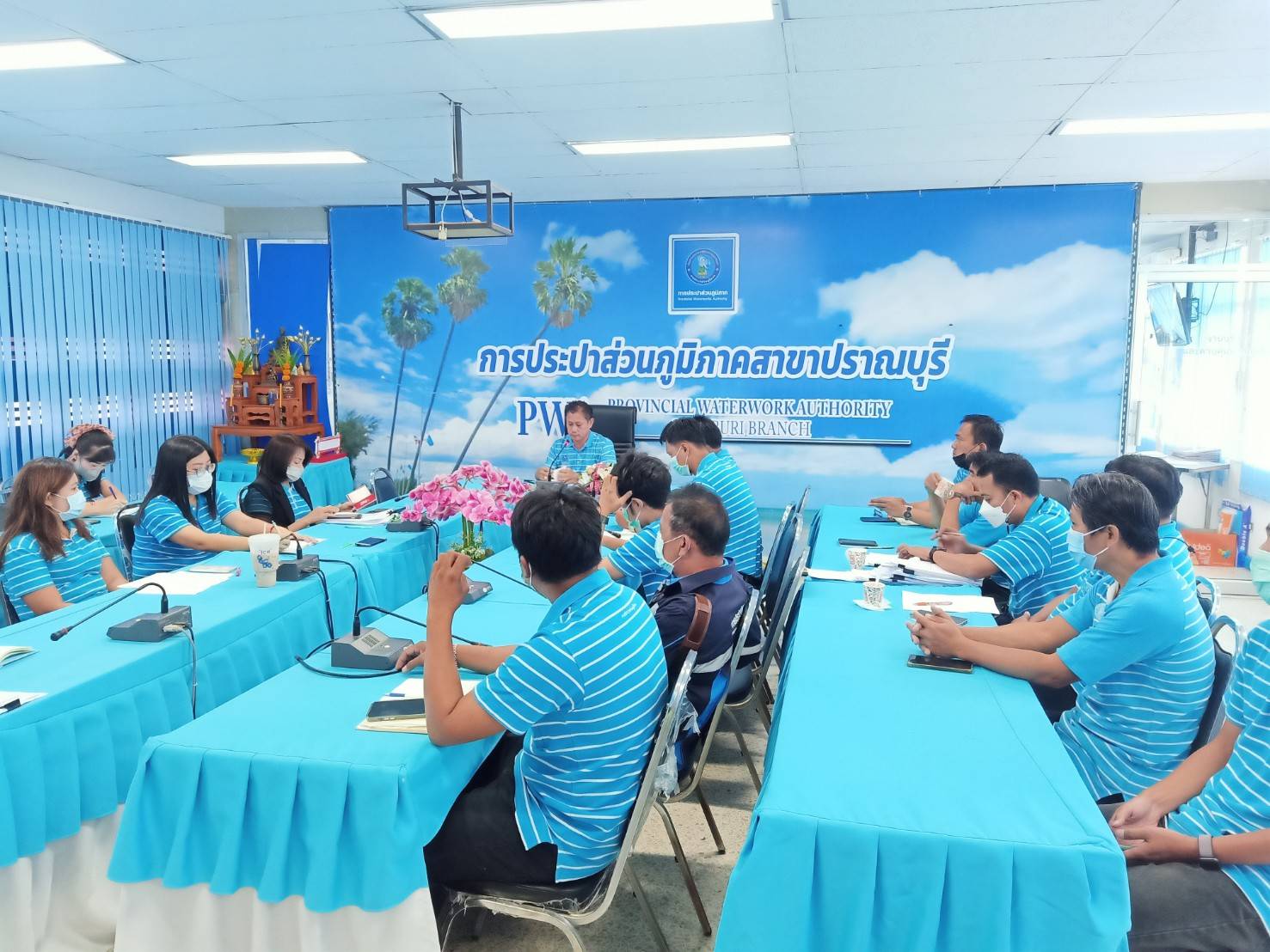 กปภ.สาขาปราณบุรี จัดกิจกรรมMorning Talk ครั้งที่ 1/2566 ประจำเดือนตุลาคม 2565 ตามแผนกิจกรรมสร้างระบบและส่งเสริมความผูกพัน ตามยุทธศาสตร์