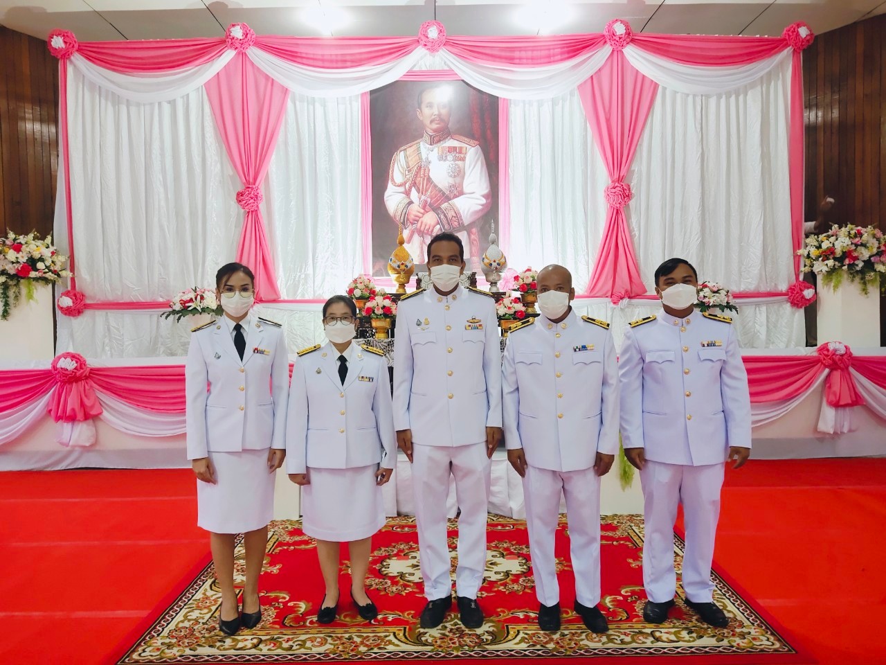 กปภ.สาขาท่ามะกา เข้าร่วมพิธีวางพวงมาลา กิจกรรมน้อมรำลึกเนื่องในวันคล้ายวันสวรรคต พระบาทสมเด็จพระจุลจอมเกล้าเจ้าอยู่หัว วันเสาร์ที่ 23 ตุลาคม 2565